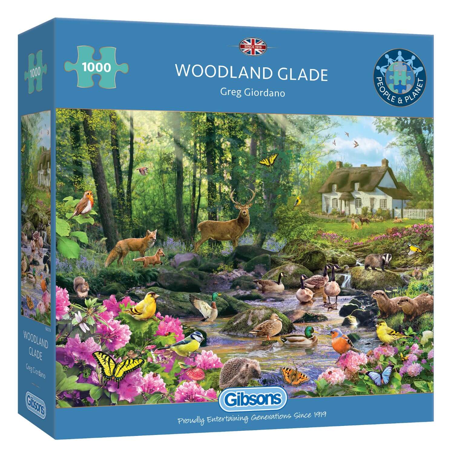 Gibsons 1000 Piece Jigsaw Puzzle - Woodland Glade - Image 2