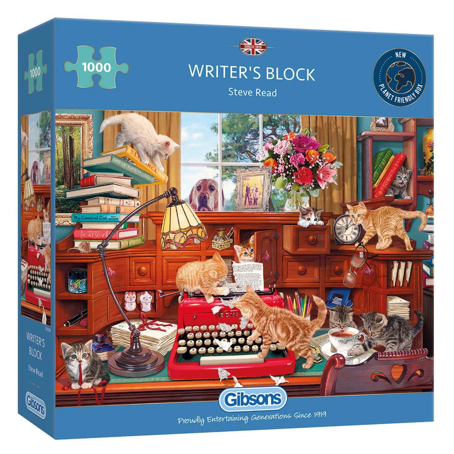 Gibsons 1000 Piece Jigsaw Puzzle - Writer's Block - Image 2
