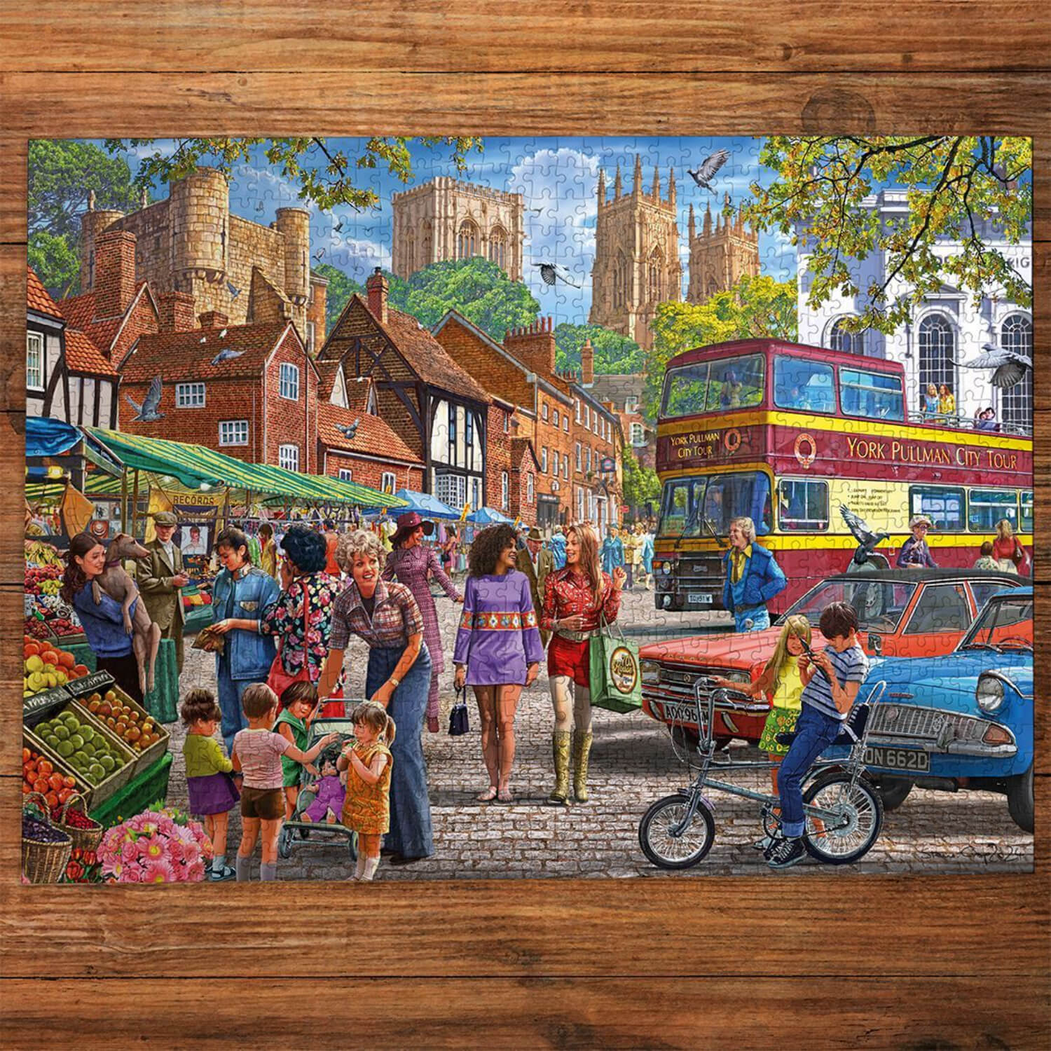 Gibsons 1000 Piece Jigsaw Puzzle - York Market - Image 3