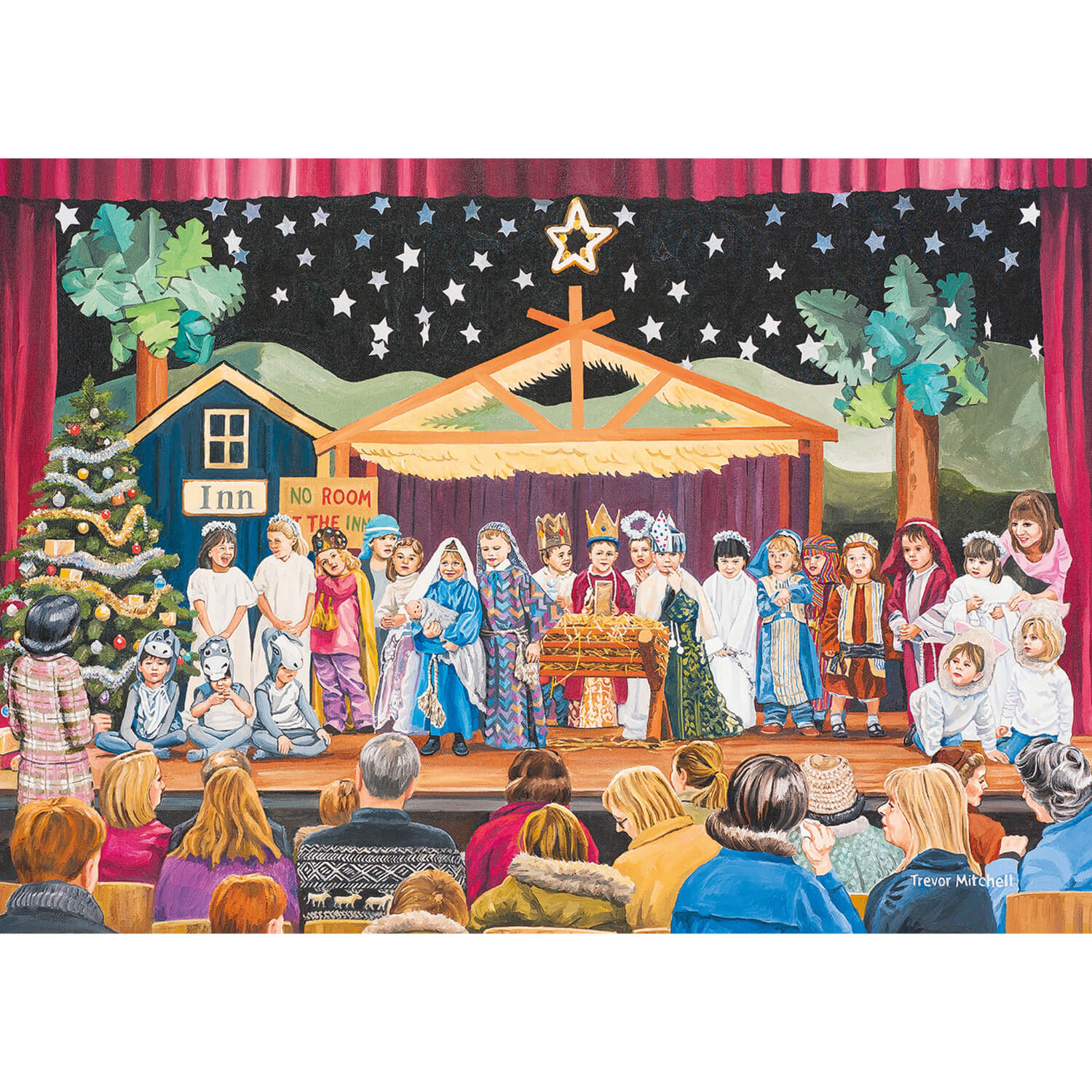 Gibsons 4 x 500 Piece Jigsaw Puzzles - Magic Of Christmas - Image 2