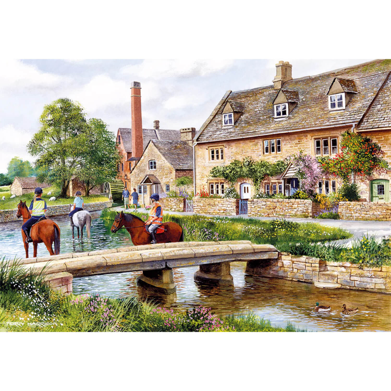 Gibsons 4 x 500 Piece Jigsaw Puzzles - Terry's Waterways - Image 5