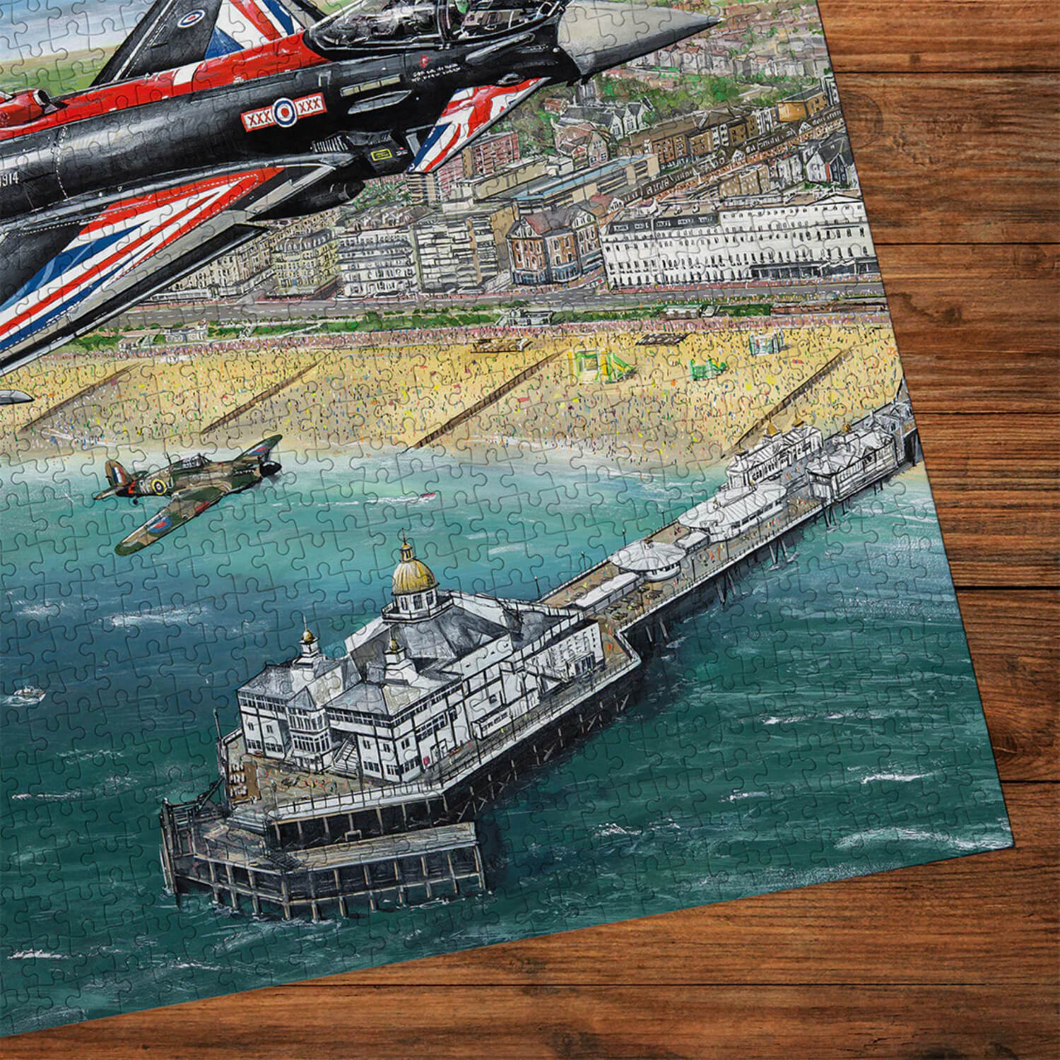Gibsons 500 Piece Jigsaw Puzzle - Airshow Over Eastbourne - Image 3
