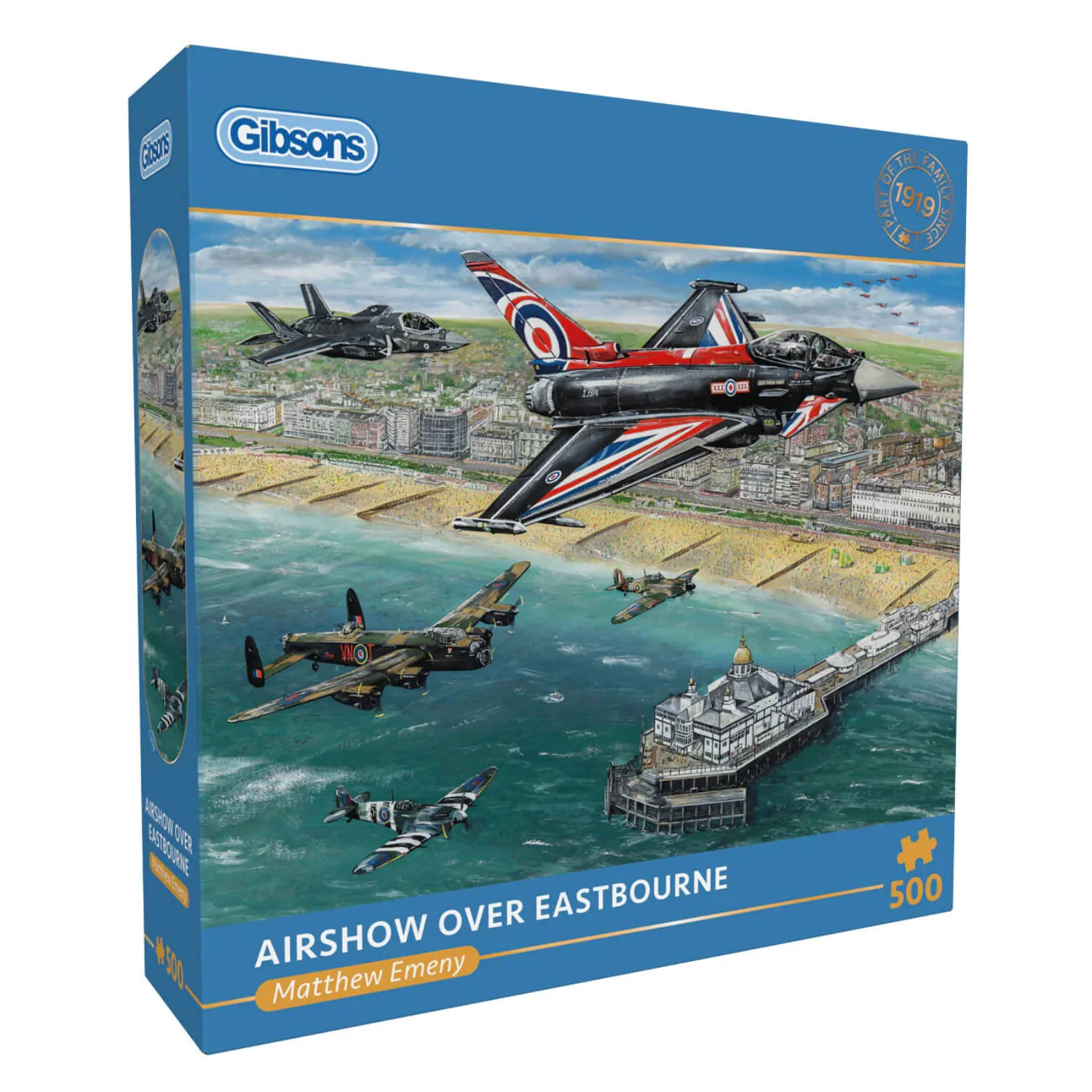 Gibsons 500 Piece Jigsaw Puzzle - Airshow Over Eastbourne - Image 5