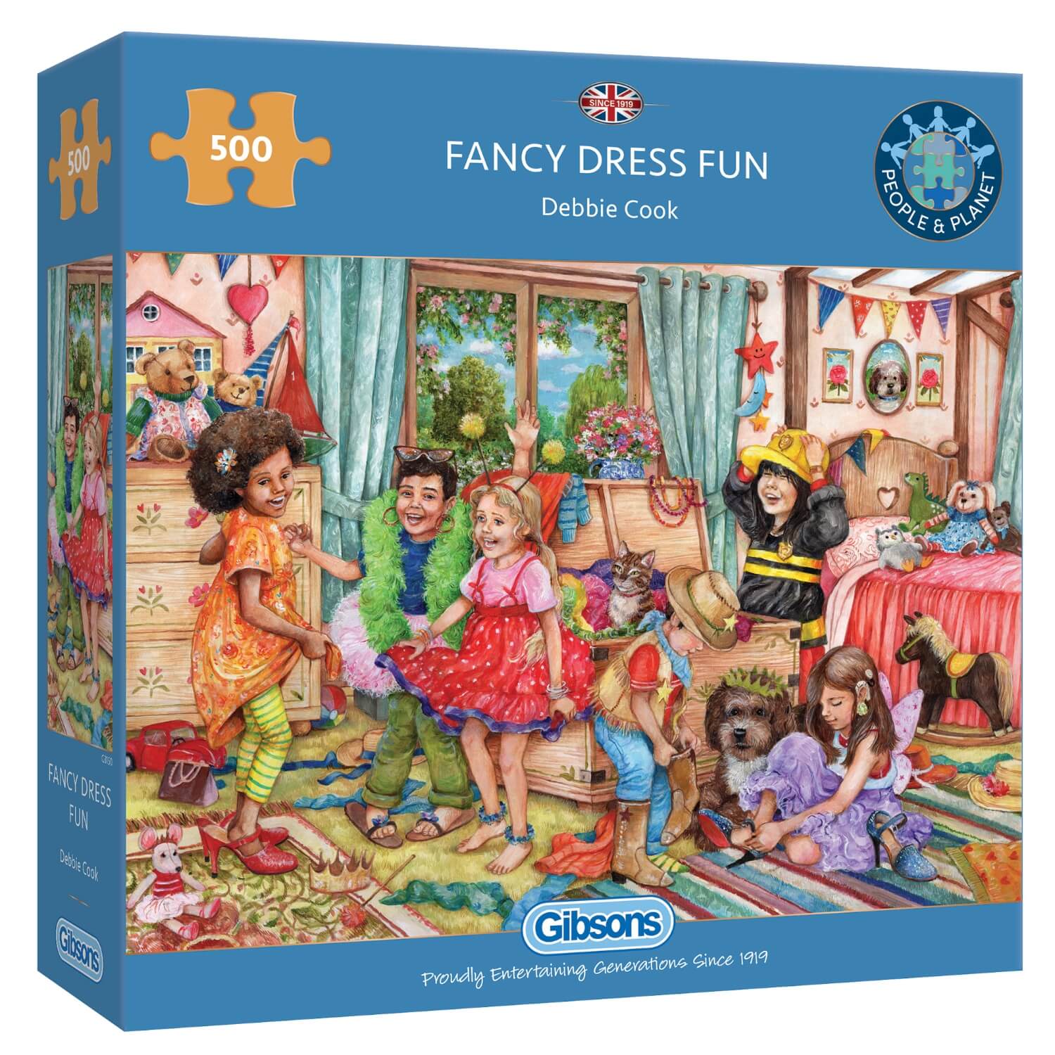Gibsons 500 Piece Jigsaw Puzzle - Fancy Dress Fun - Image 2