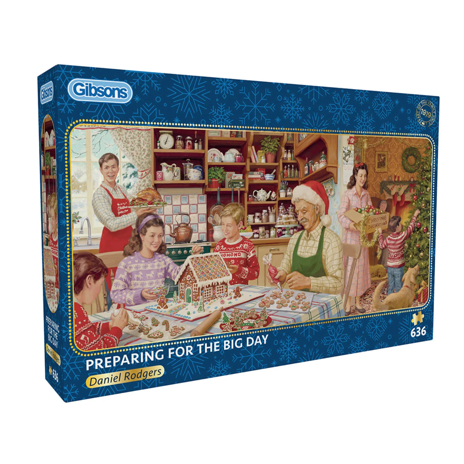 Gibsons 636 Piece Panoramic Jigsaw Puzzle - Preparing For The Big Day - Image 2