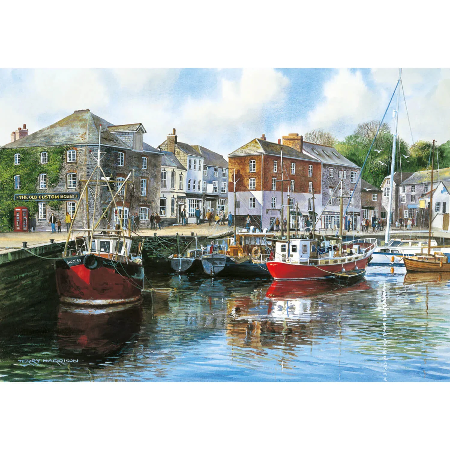 Gibsons Puzzle 4 x 500 Piece - Cornwall By The Sea - Image 4