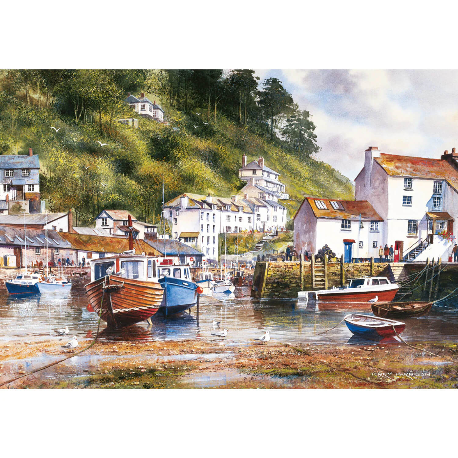 Gibsons Puzzle 4 x 500 Piece - Cornwall By The Sea - Image 5