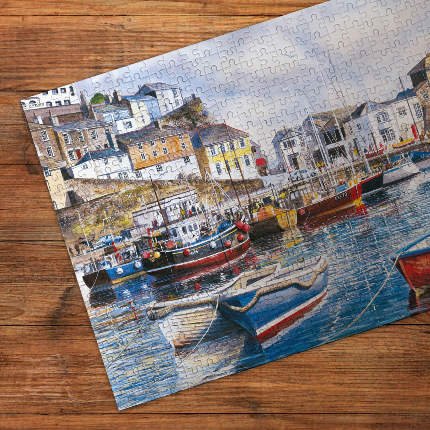 Gibsons Puzzle 4 x 500 Piece - Cornwall By The Sea - Image 7