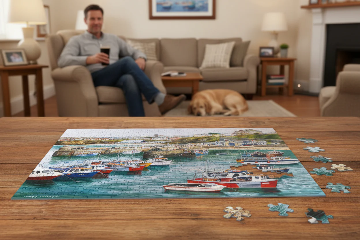 Gibsons Puzzle 4 x 500 Piece - Cornwall By The Sea - Image 8