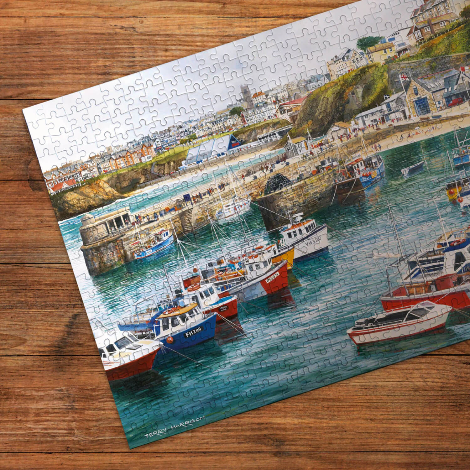 Gibsons Puzzle 4 x 500 Piece - Cornwall By The Sea - Image 9