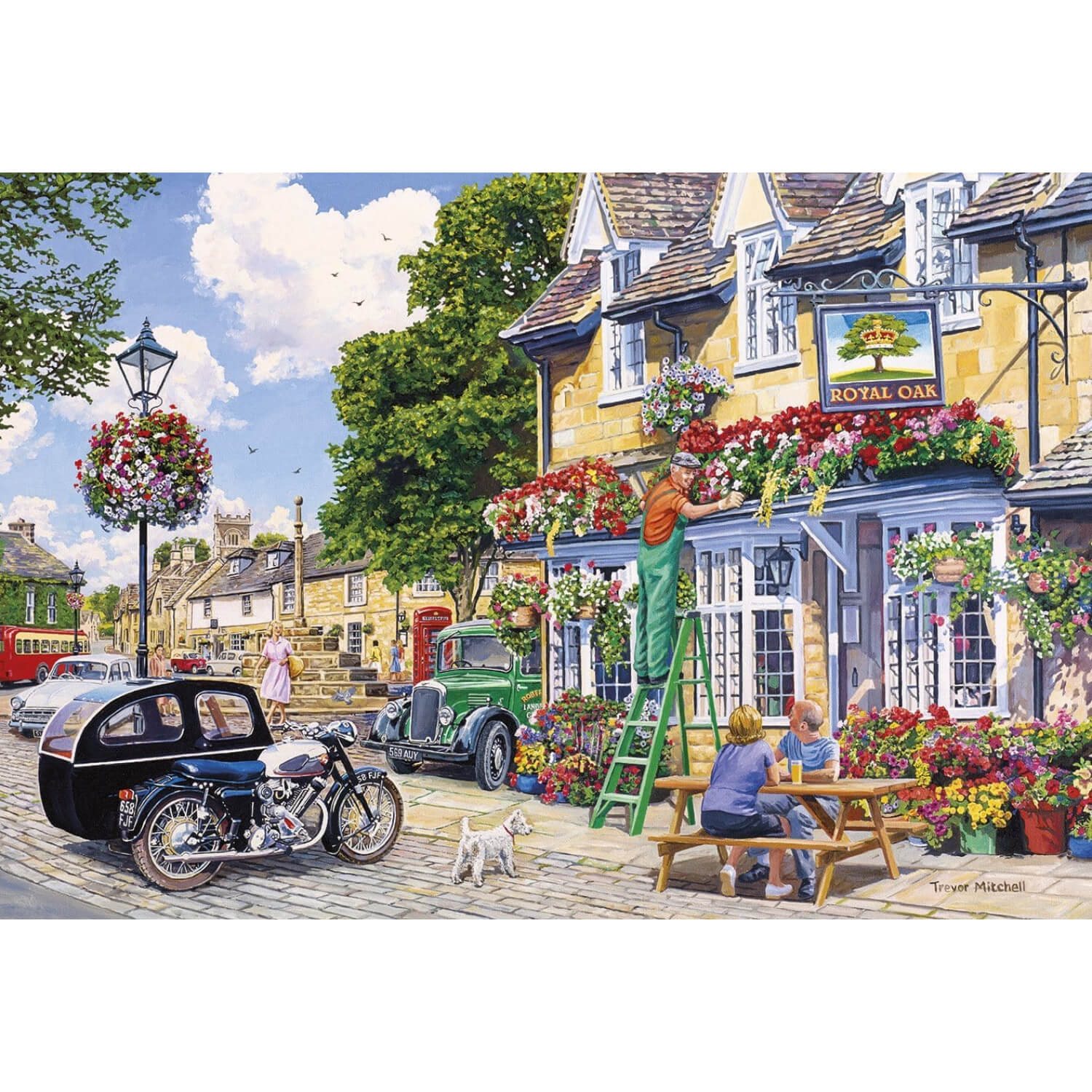 Gibsons Puzzle 4 x 500 Piece - The Gardener's Round - Image 5