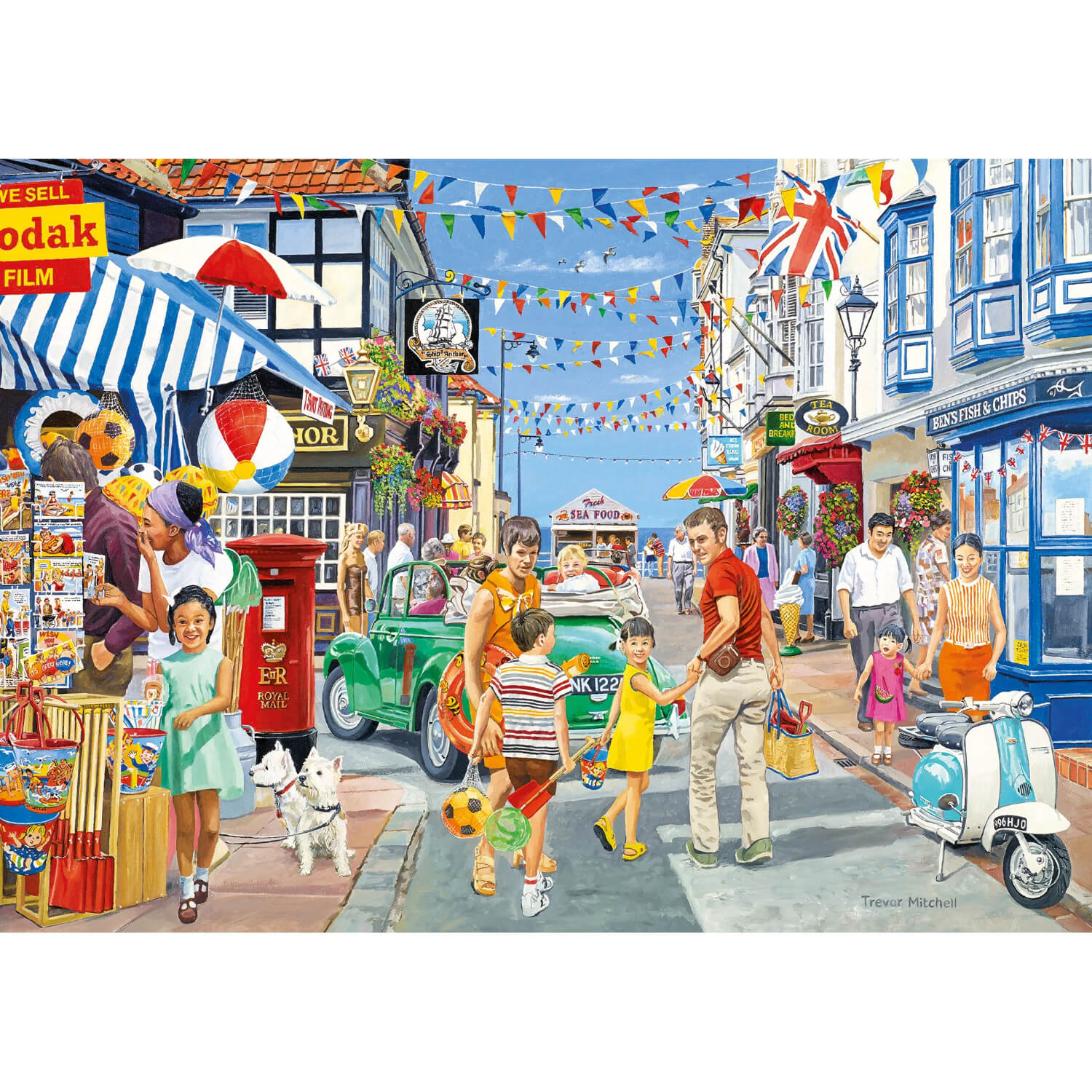Gibsons Puzzle 4 x 500 Piece - Wish You Were Here - Image 2