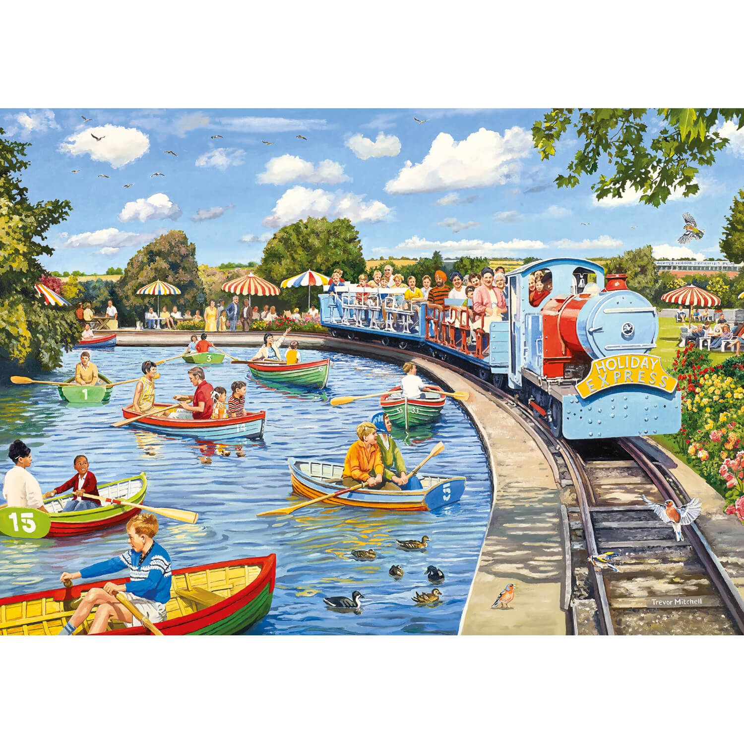 Gibsons Puzzle 4 x 500 Piece - Wish You Were Here - Image 3