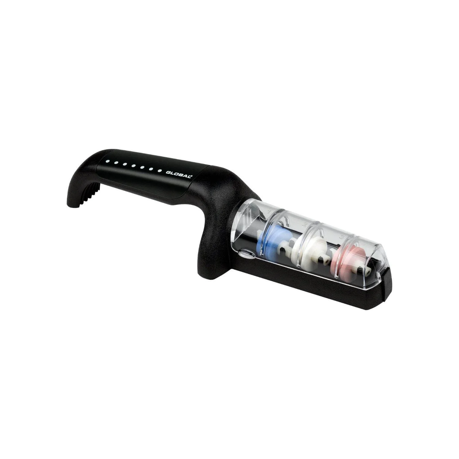 Global GS-550B Black & Silver 3 Wheel Knife Sharpener