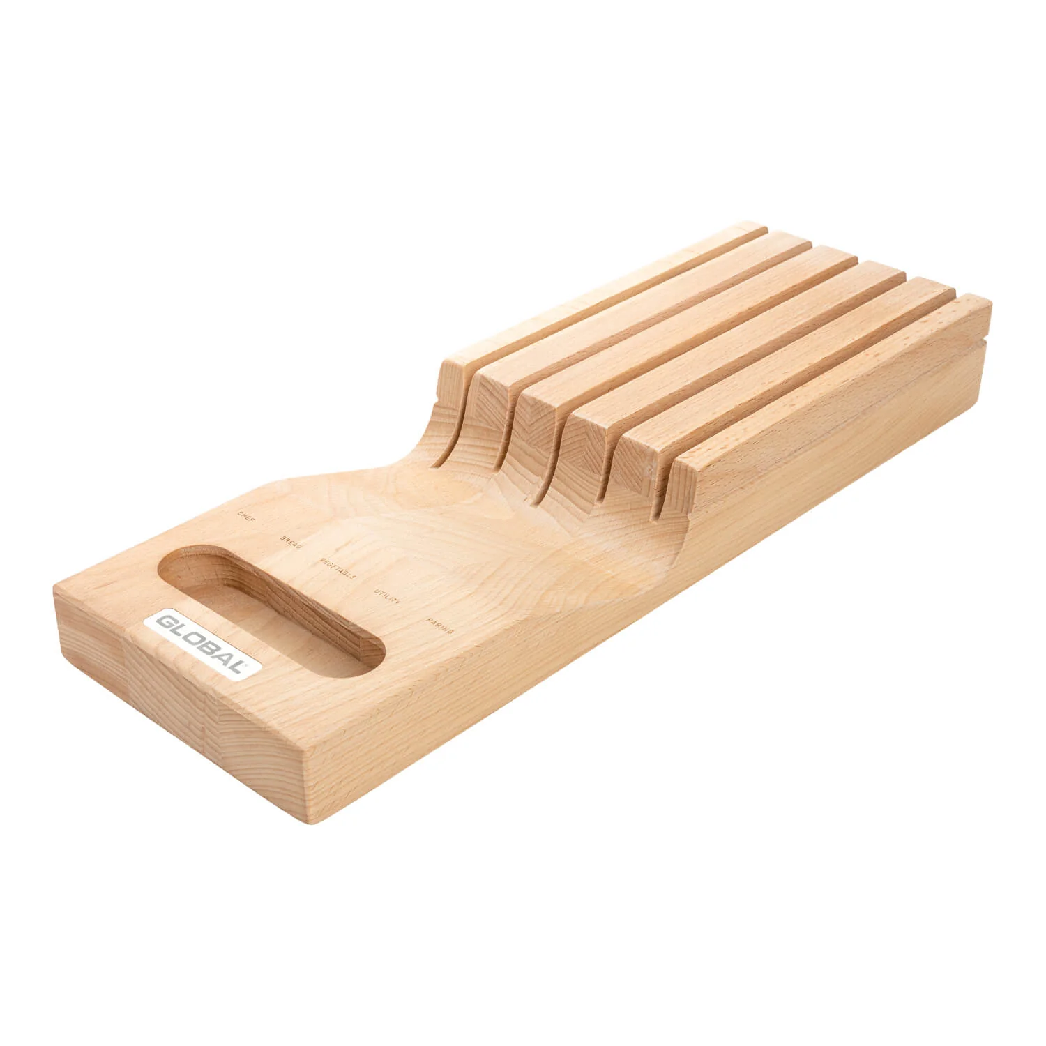 Global Knives Hikaeme 6 Piece In-Drawer Kitchen Knife Dock Set - Image 2