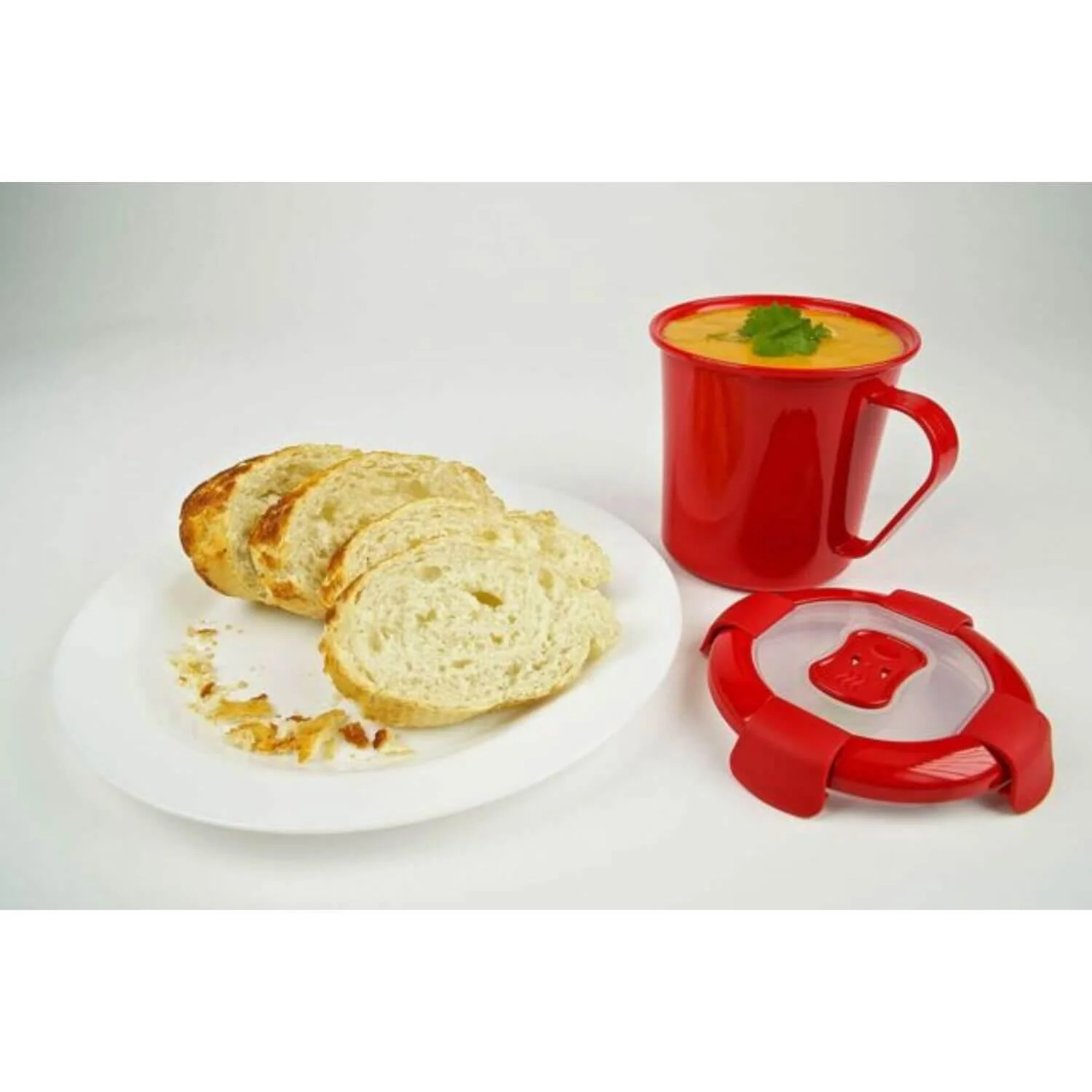 Good 2 Heat Soup Mug - Red - Image 4