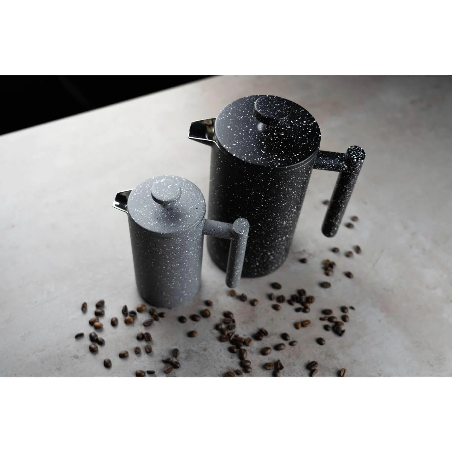 Grunwerg 8 Cup Cafe Ole Tall Cafetiere - Black Granite - Image 2