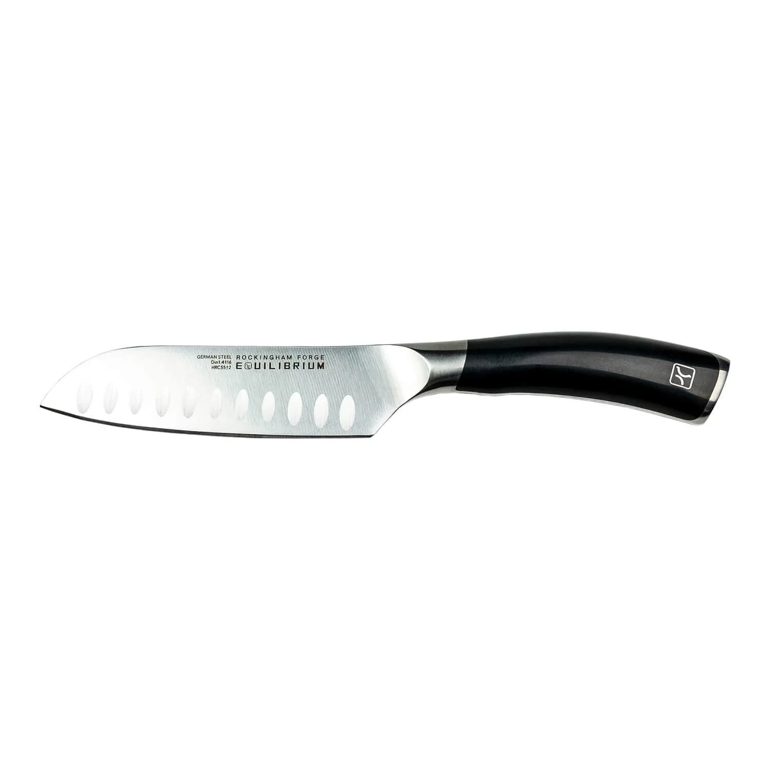 Rockingham Forge Equilibrium Fluted Santoku Knife - 13cm