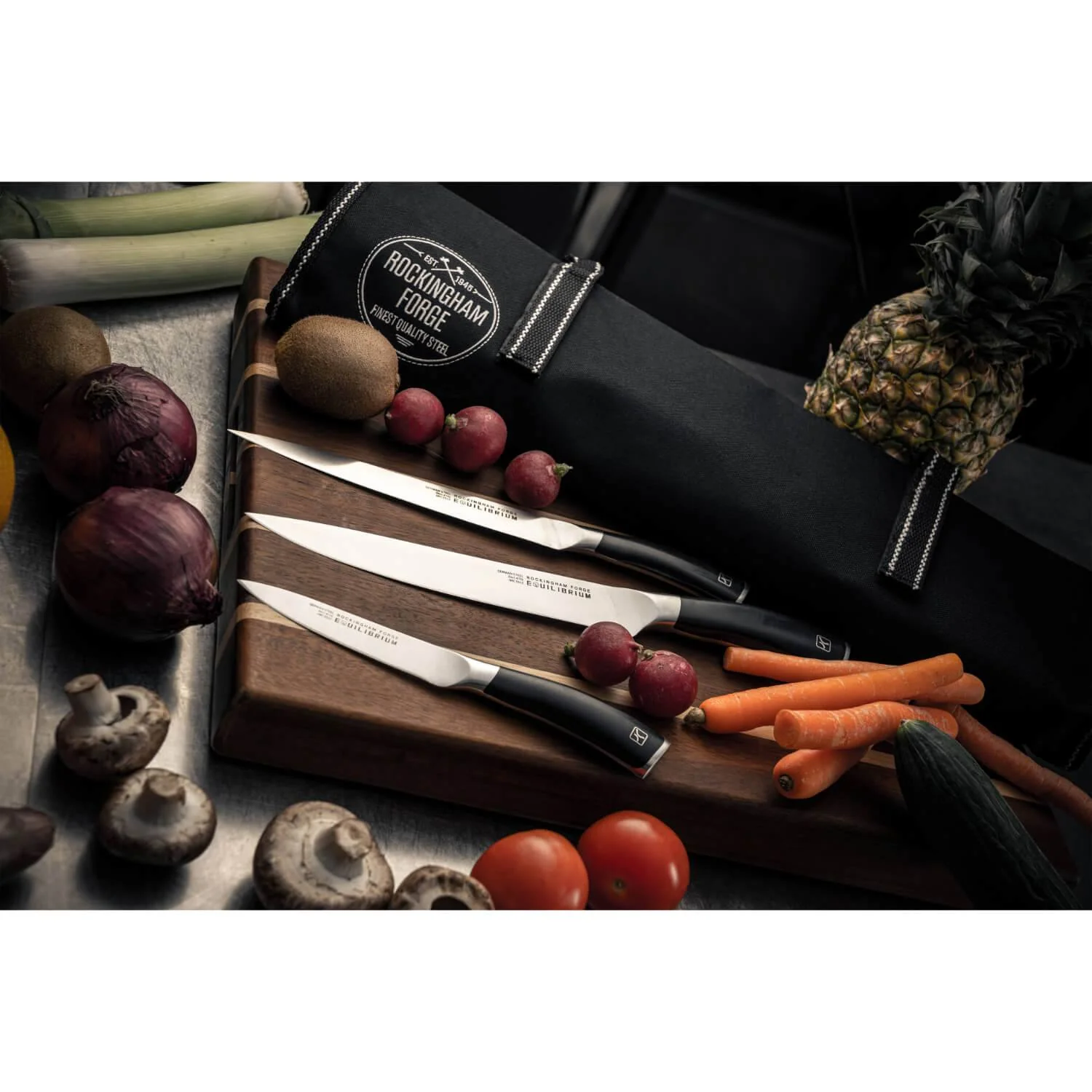 Rockingham Forge Equilibrium Fluted Santoku Knife - 13cm - Image 8