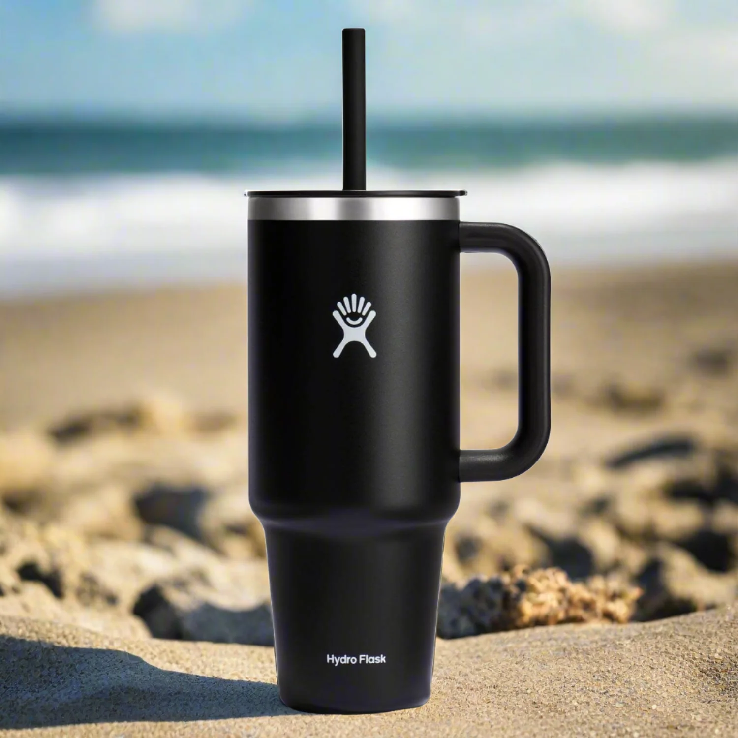 Hydro Flask 1.18Ltr All Around Travel Tumbler - Black - Image 4