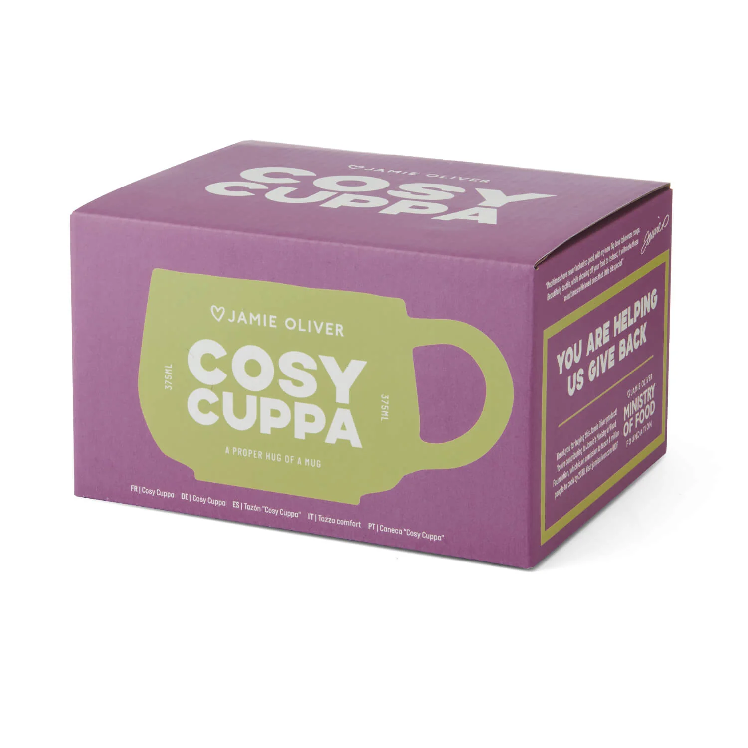 Jamie Oliver Big Love Stoneware 375ml Cosy Cuppa - Yellow - Image 4
