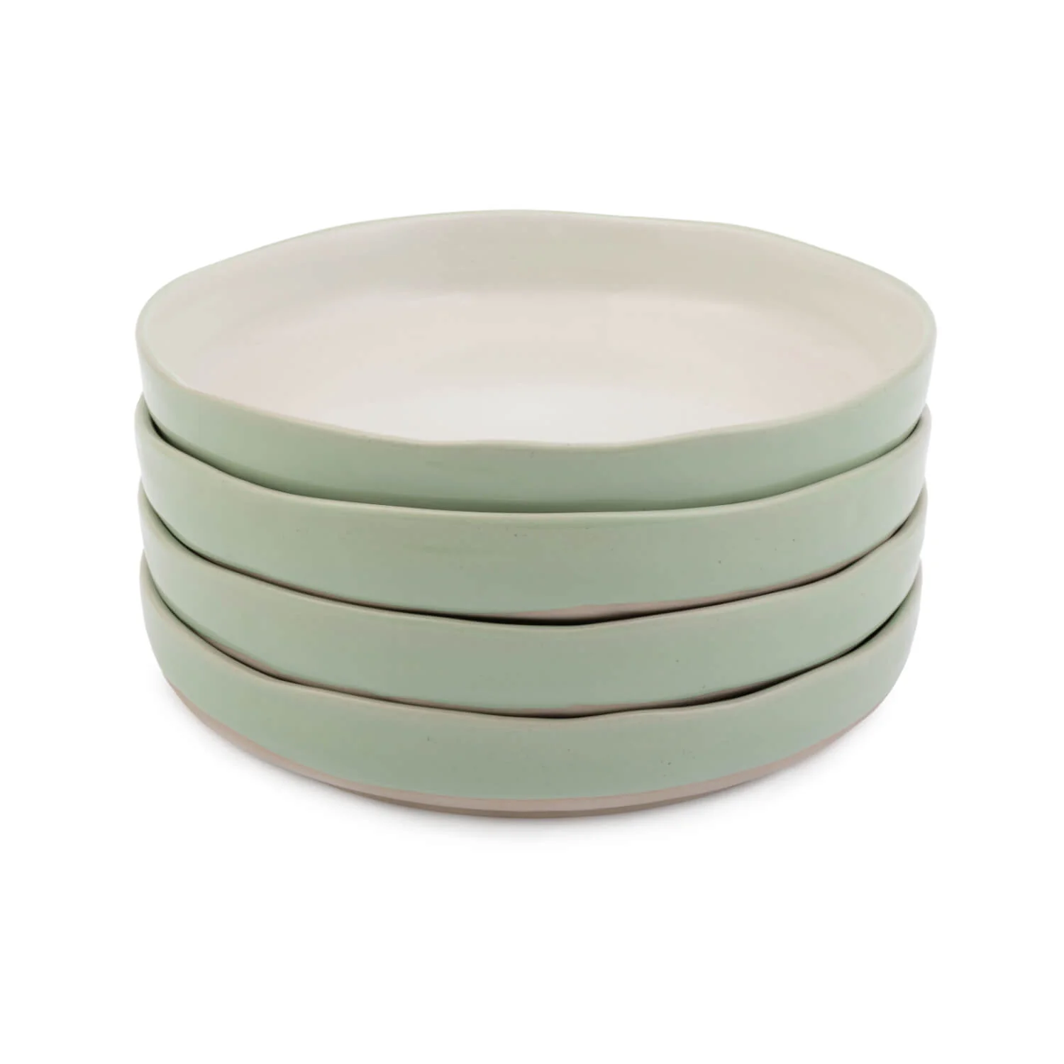 Jamie Oliver Big Love Stoneware Set Of 4 22cm Dishy Bowls - Green - Image 4