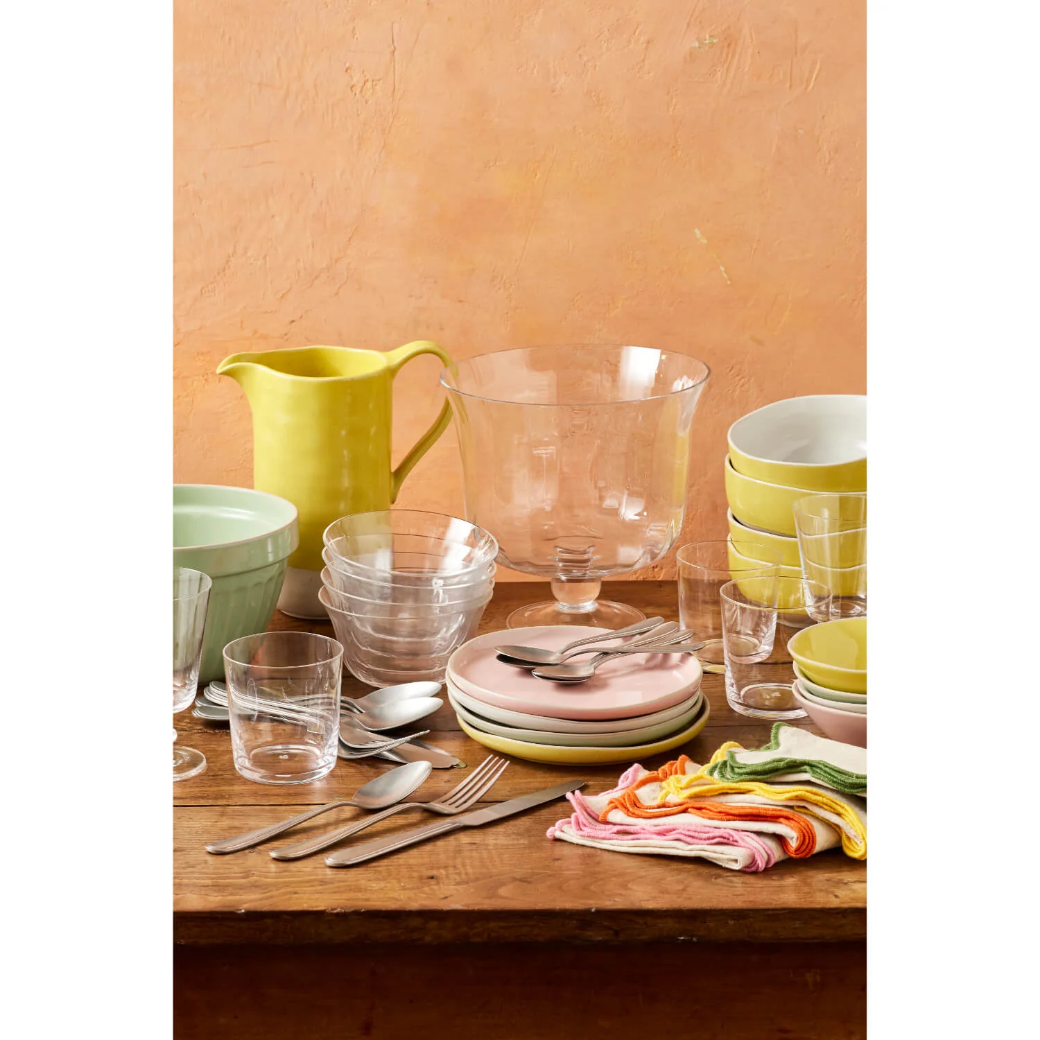 Jamie Oliver Big Love Stoneware Set of 4 Little Plates - Mixed Colours - Image 10