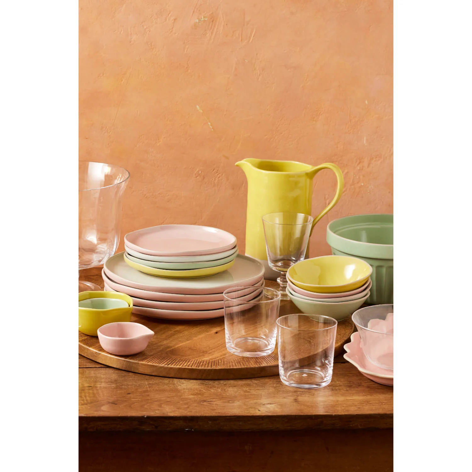 Jamie Oliver Big Love Stoneware Set of 4 Little Plates - Mixed Colours - Image 11