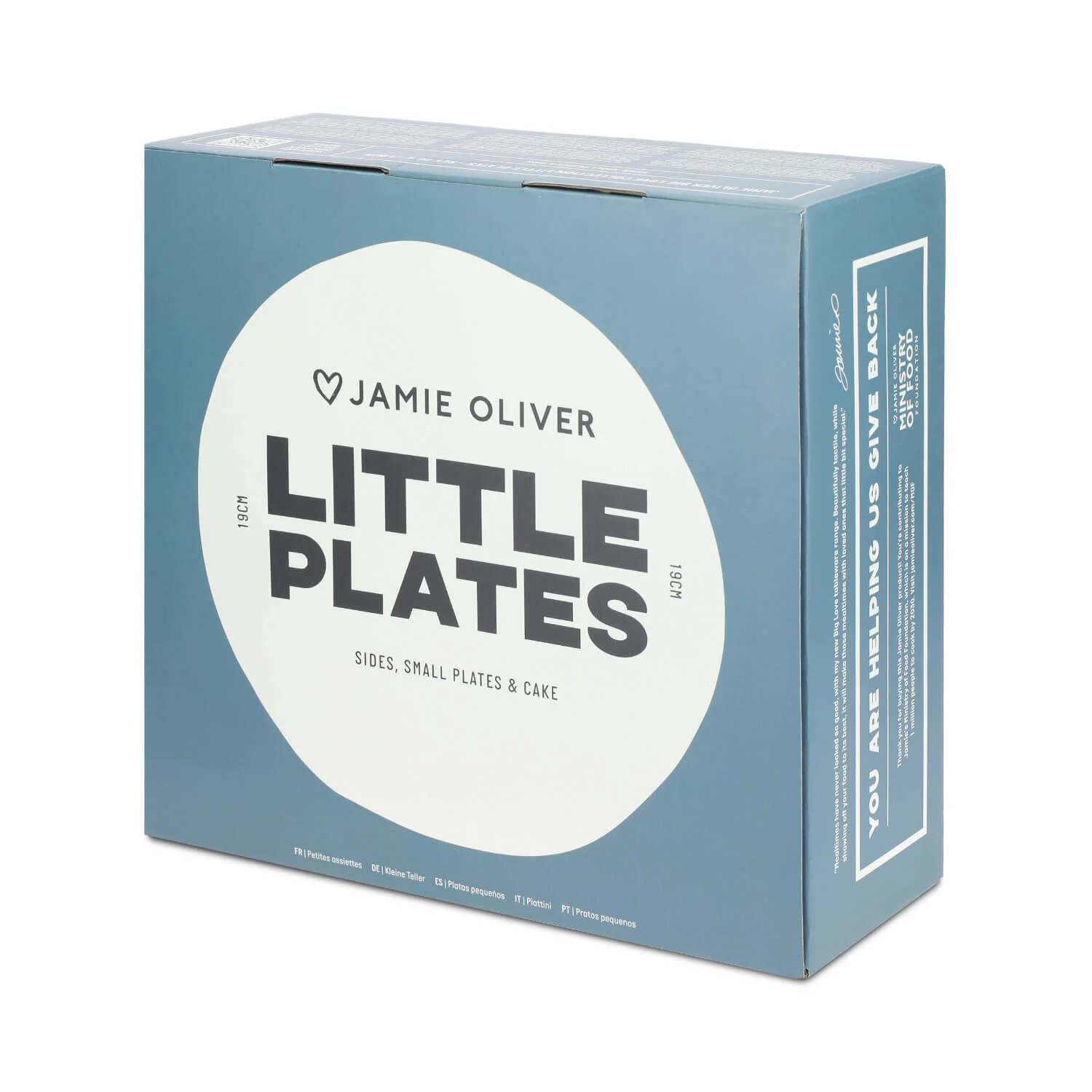 Jamie Oliver Big Love Stoneware Set of 4 Little Plates - Mixed Colours - Image 8