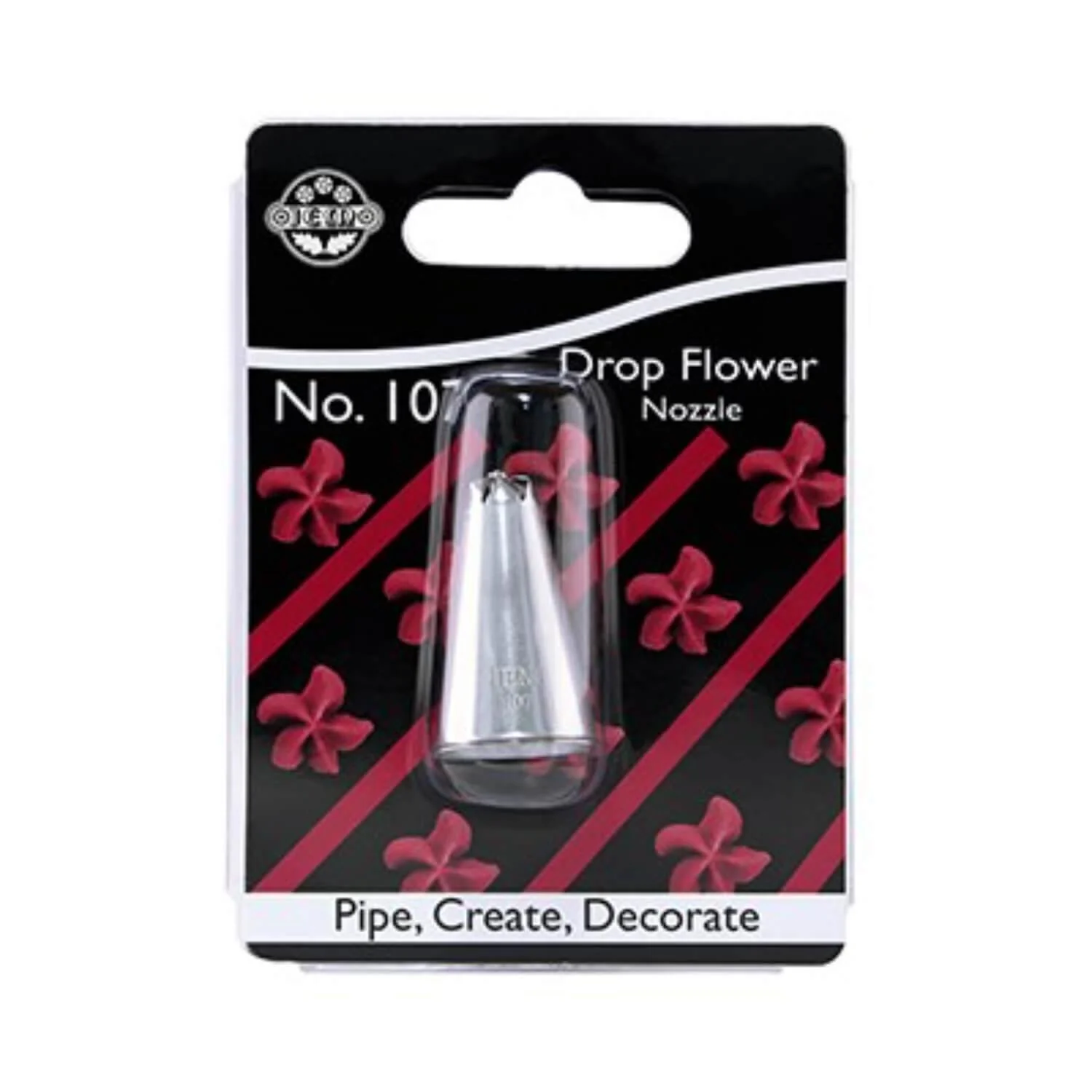 Jem No 107 Icing Nozzle - Drop Flower - Image 3