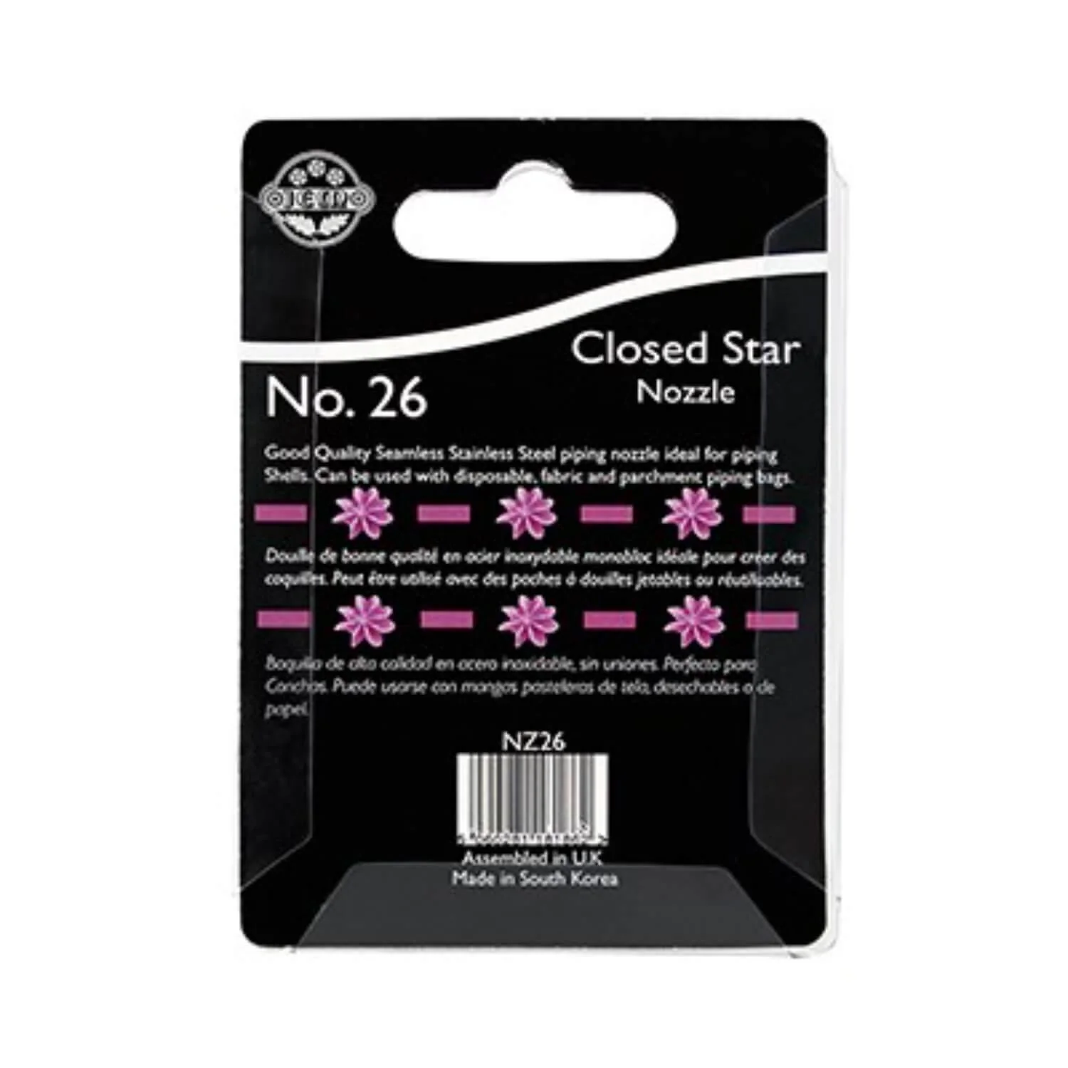 Jem No 26 Icing Nozzle - Closed Star - Image 4