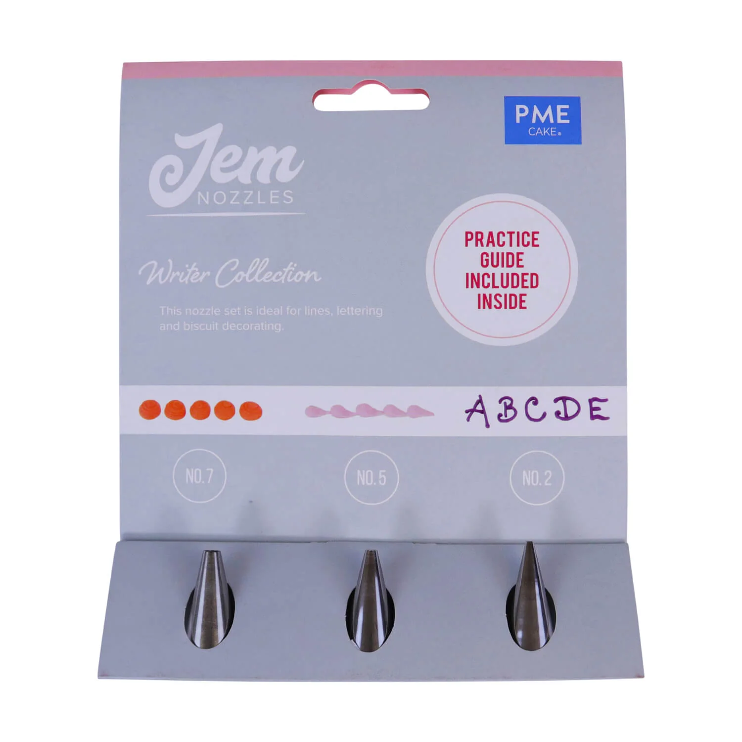 JEM Set of 3 Icing Nozzles - Writer Collection - Image 2