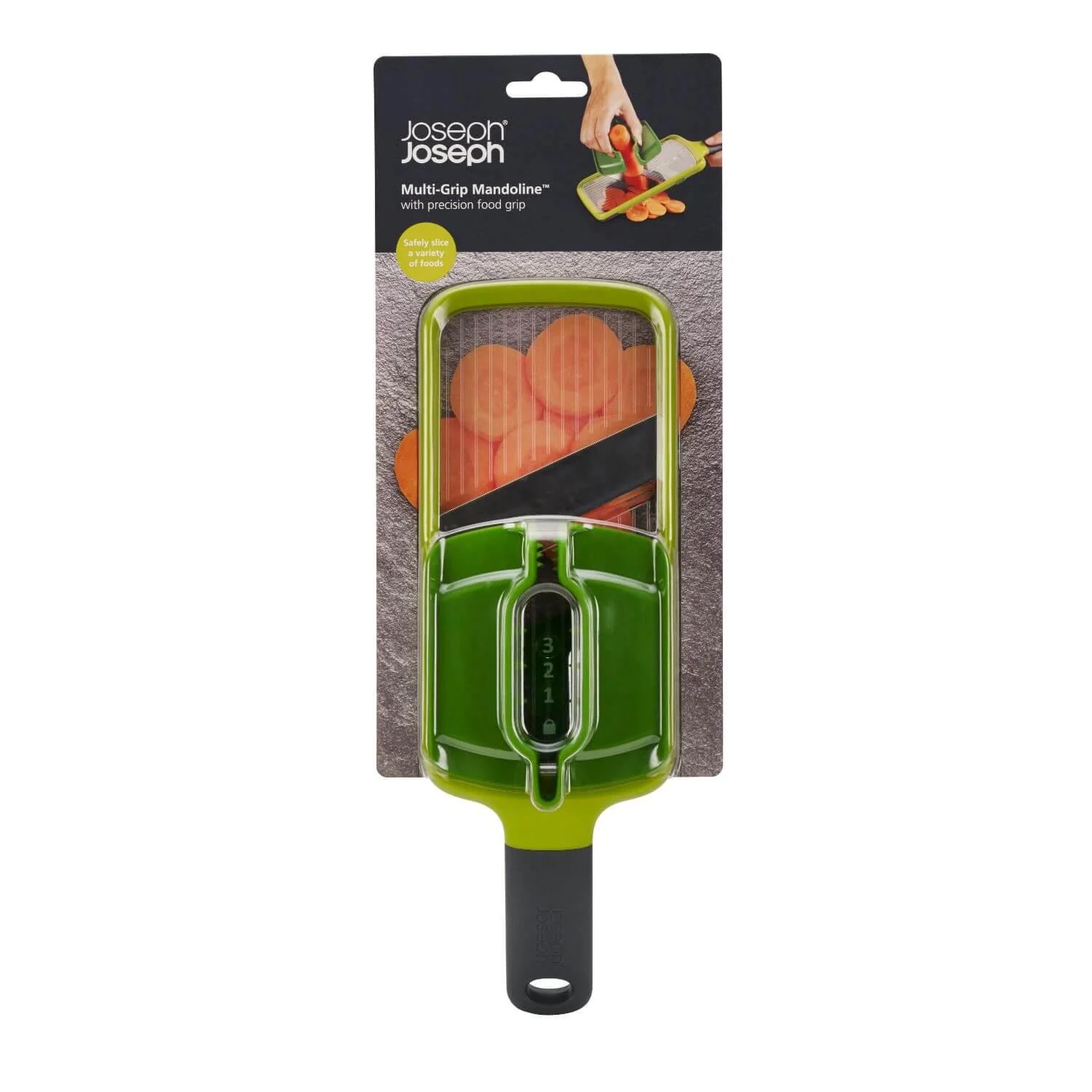 Joseph Joseph Mutli-Grip Mandoline - Green - Image 9