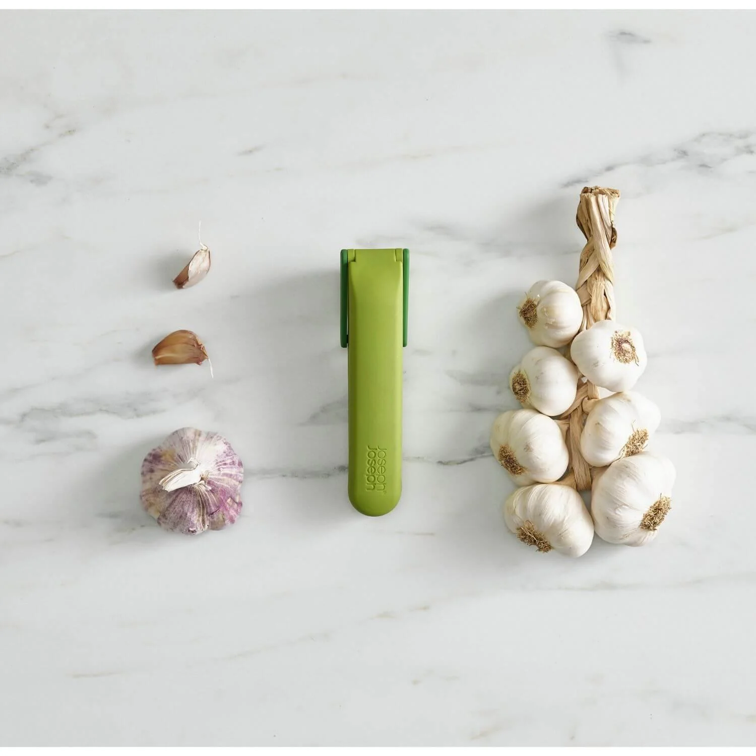 Joseph Joseph Clean Force Garlic Press - Green - Image 9