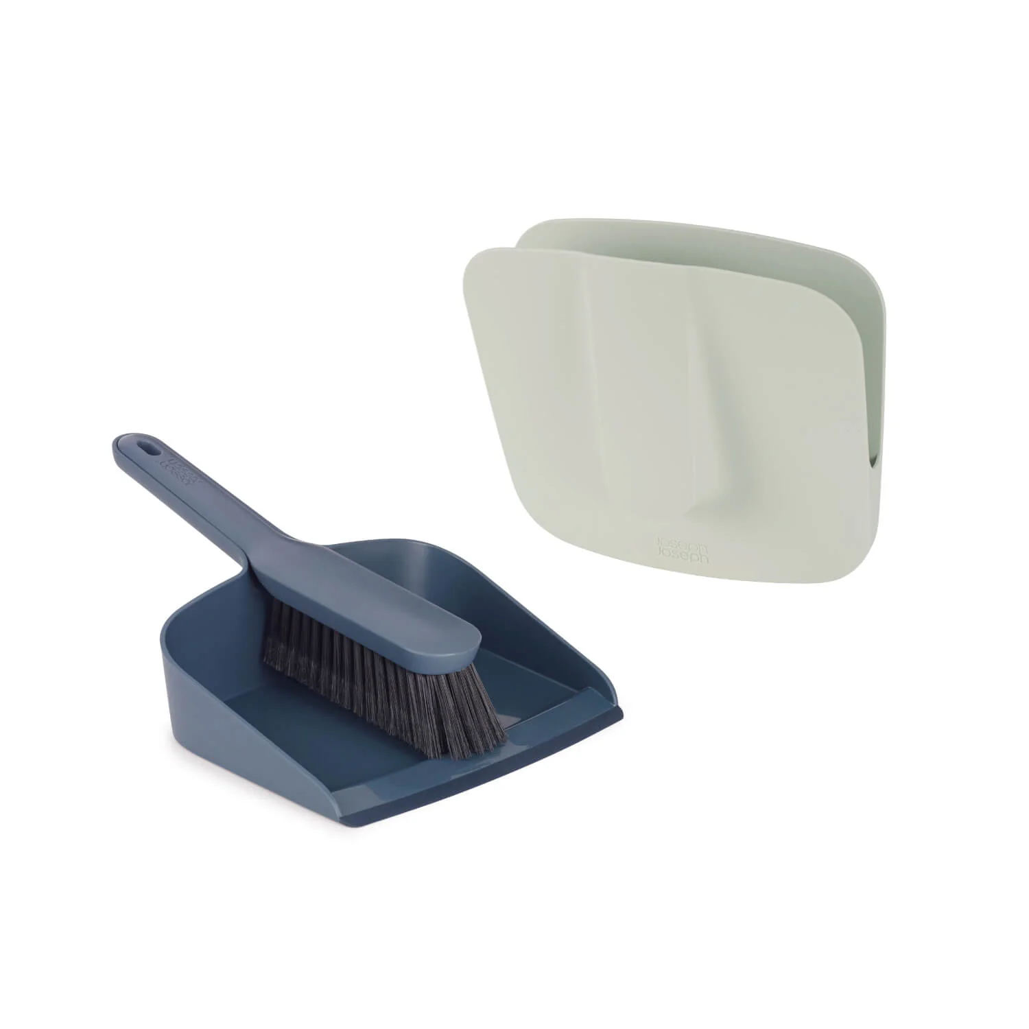 Joseph Joseph CleanStore Wall-Mounted Dustpan & Brush - Blue - Image 2