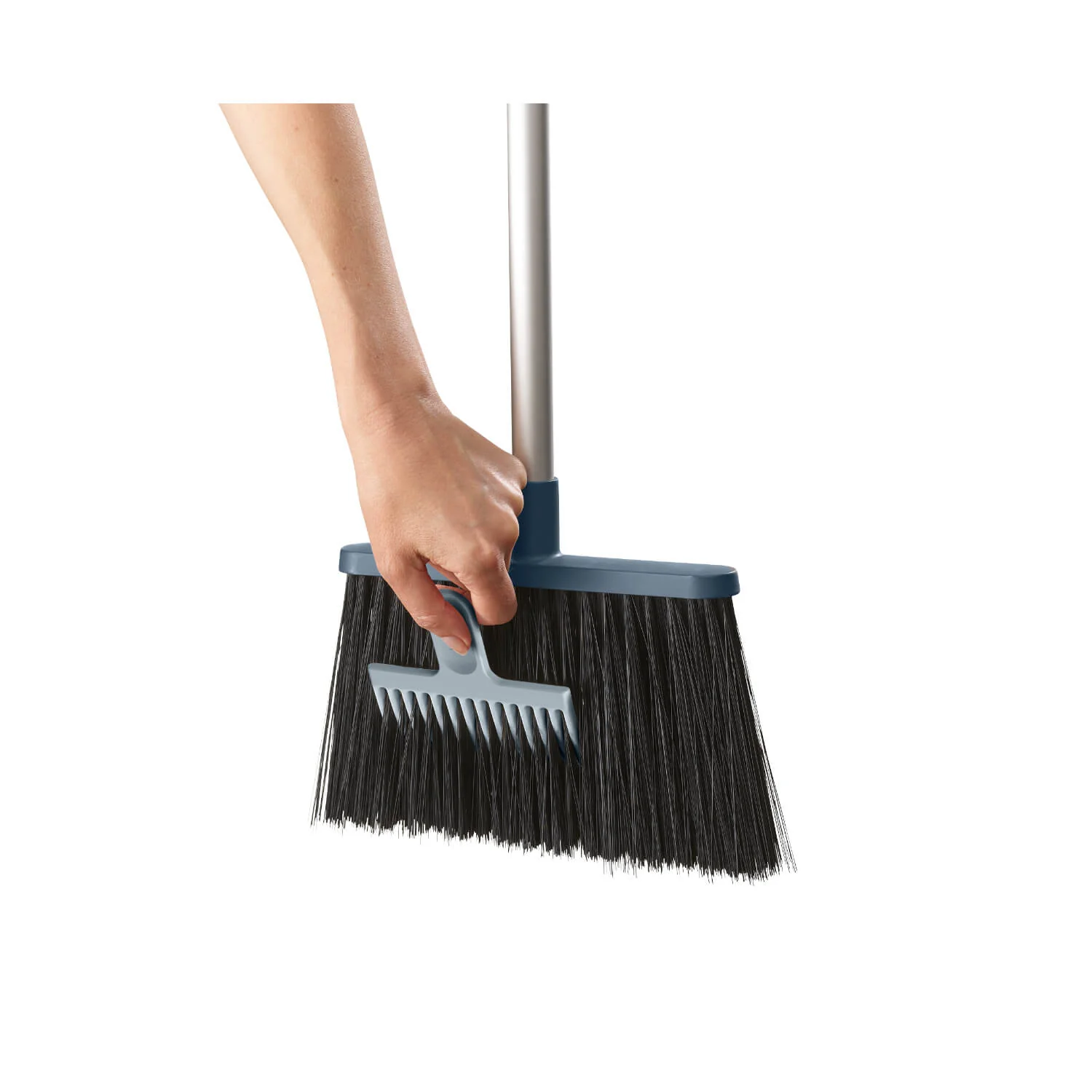 Joseph Joseph CleanStore Wall-Mounted Long Bristle Broom - Blue - Image 7