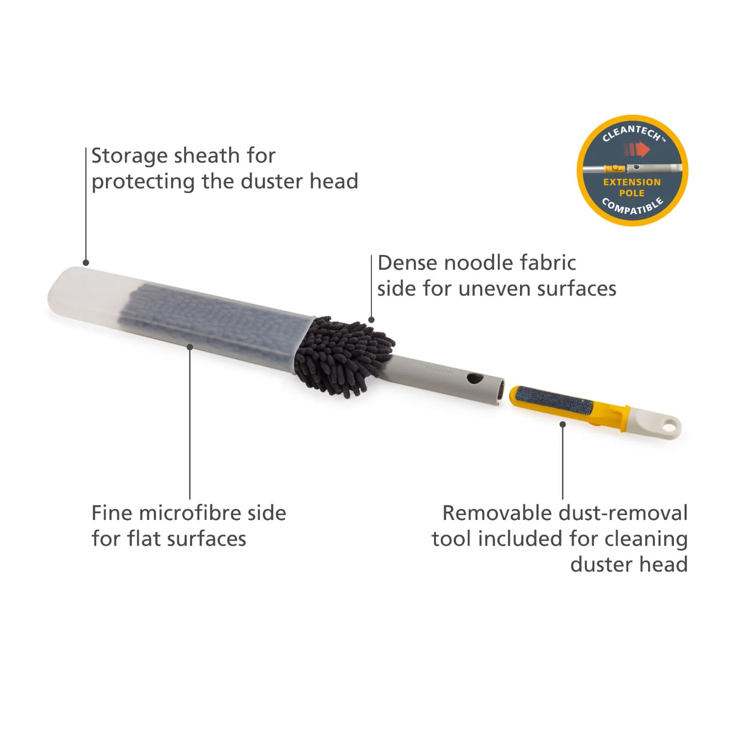 Joseph Joseph  CleanTech™ 3-in1 Duster With Storage Cover - Image 11