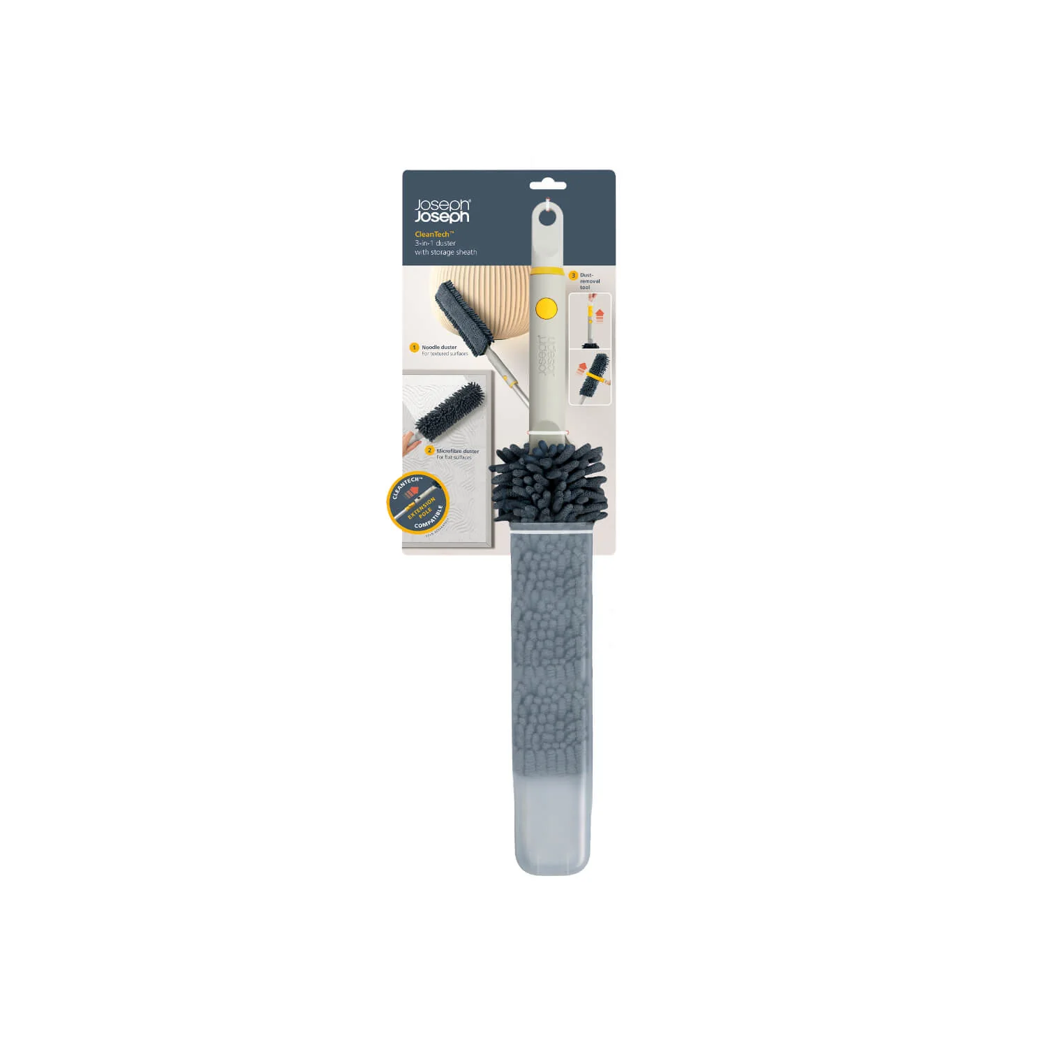 Joseph Joseph  CleanTech™ 3-in1 Duster With Storage Cover - Image 6