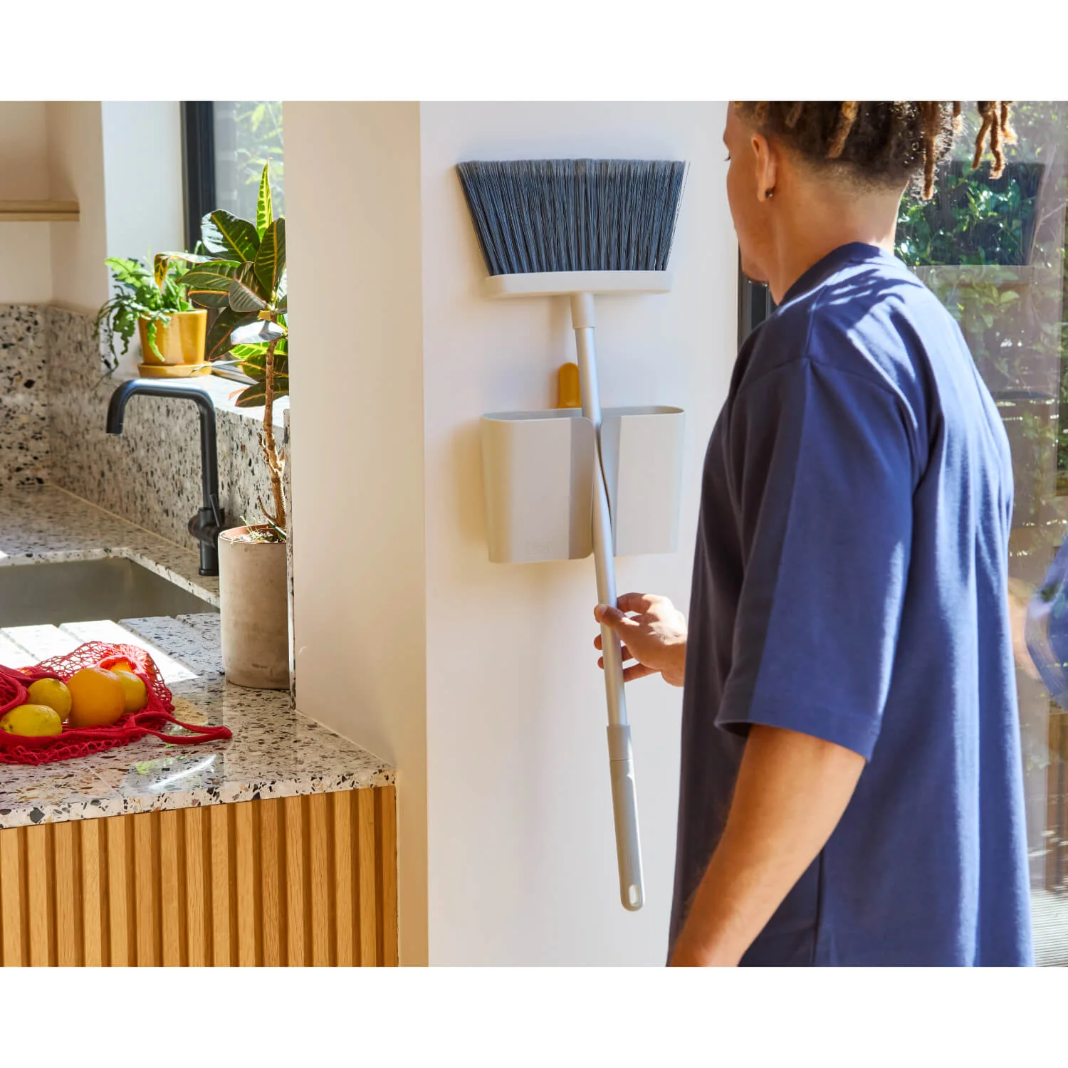 Joseph Joseph CleanTech™ Wall Mounted Broom - Image 9