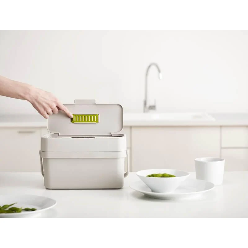 Joseph Joseph Compo 4 Food Waste Caddy - Stone - Image 3
