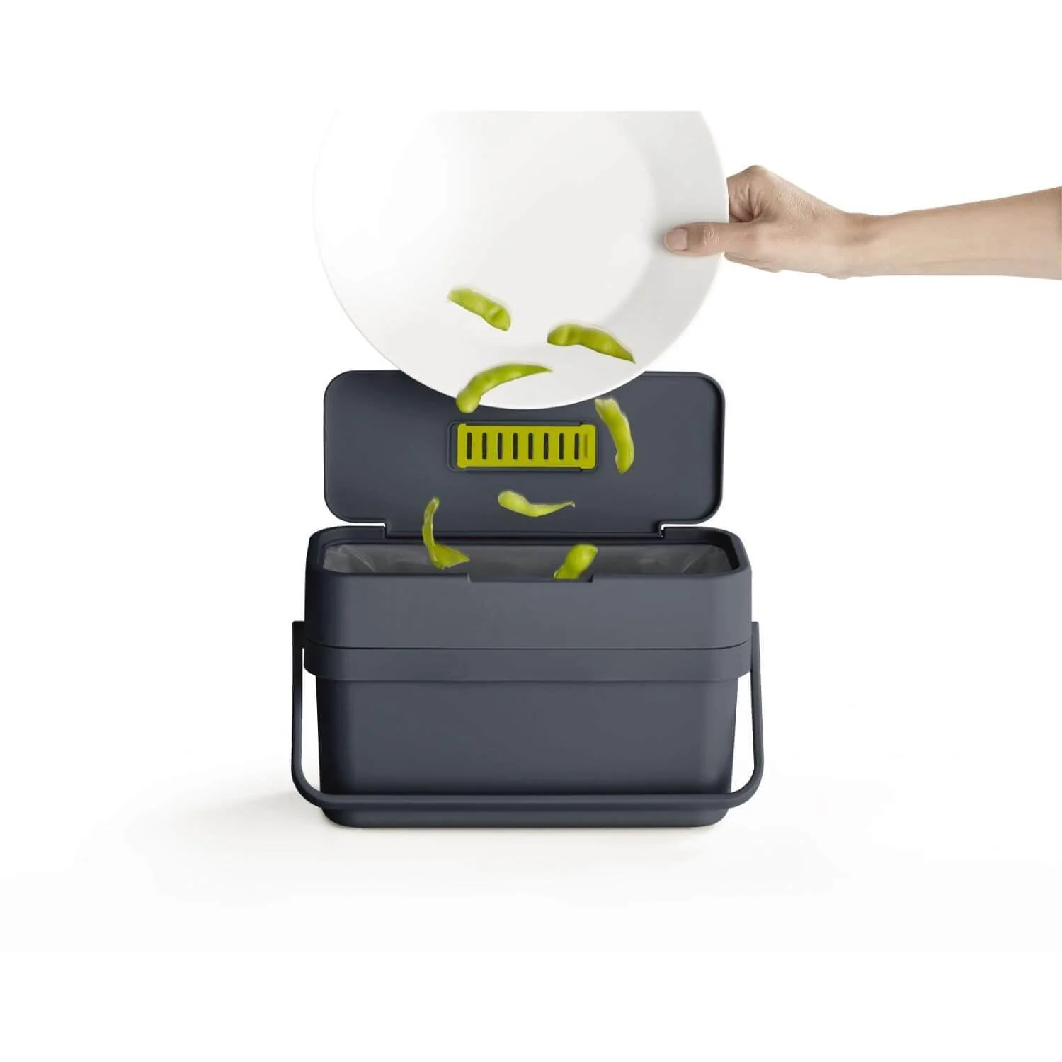 Joseph Joseph Compo 4 Litre Food Waste Caddy - Graphite - Image 4