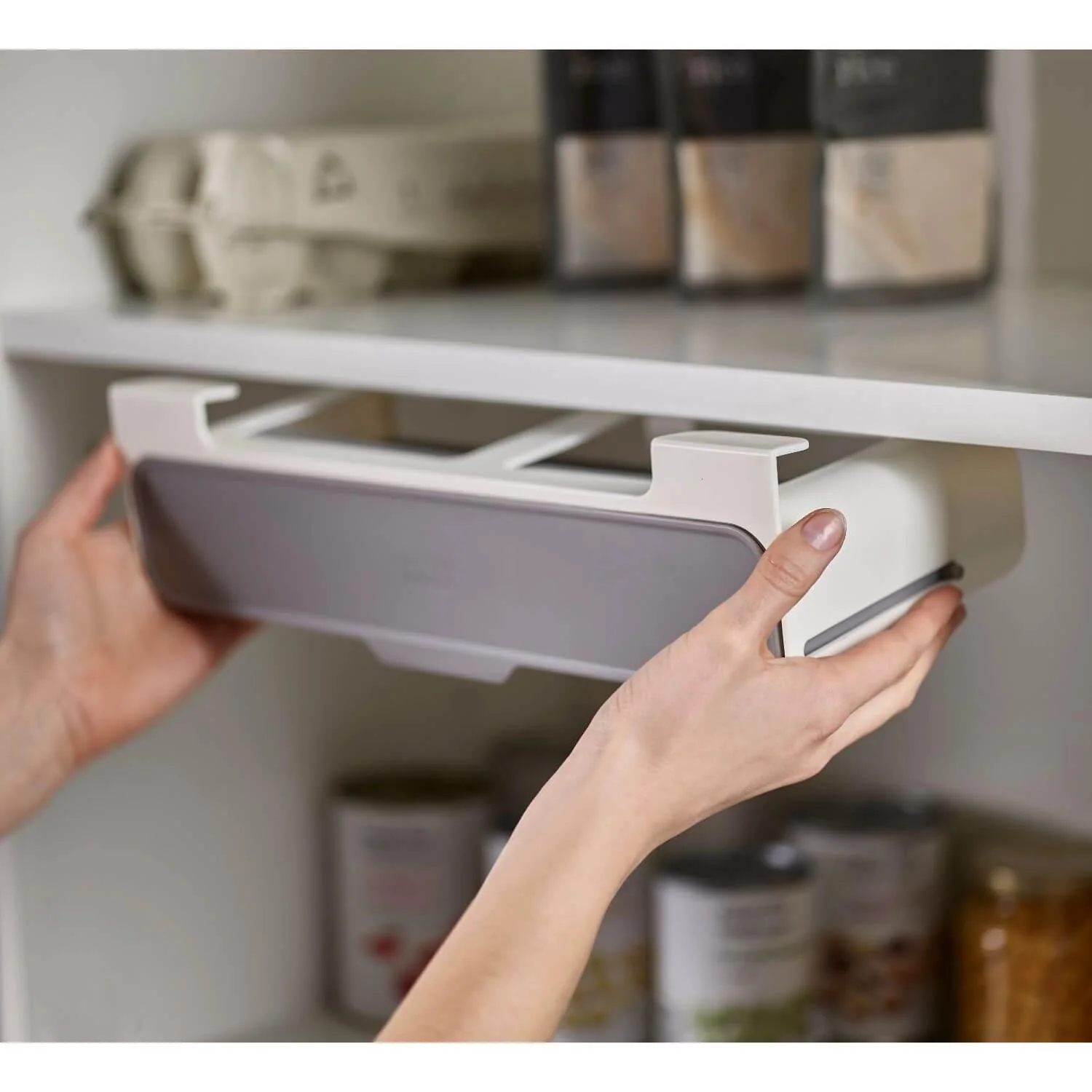 Joseph Joseph CupboardStore Under-Shelf Spice Rack - Grey - Image 3