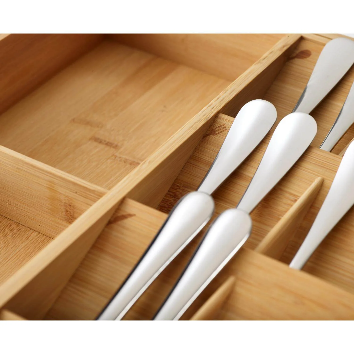 Joseph Joseph DrawerStore Bamboo Expanding Cutlery Organiser - Image 4