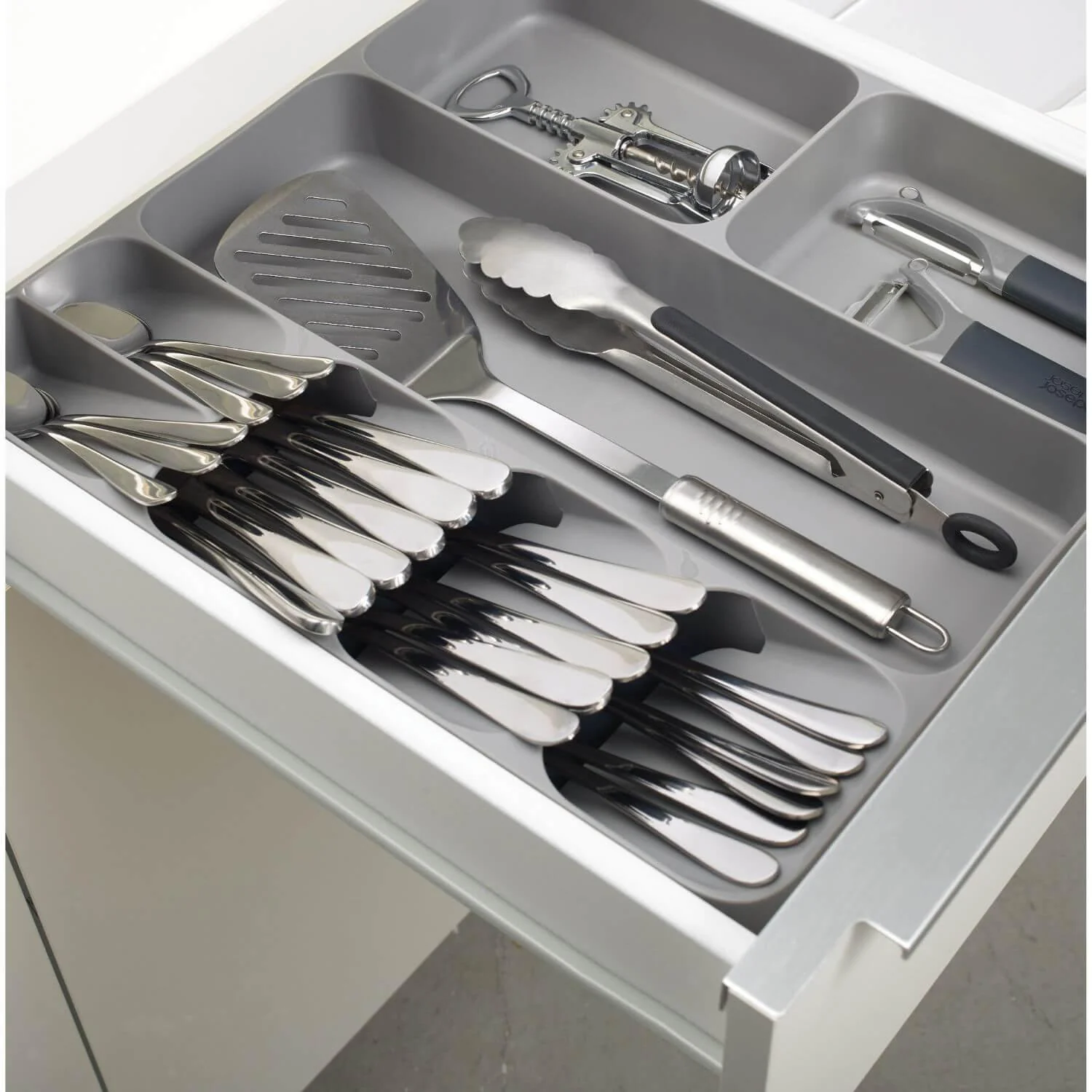 Joseph Joseph DrawerStore Cutlery, Utensil & Gadget Organiser - Grey - Image 4