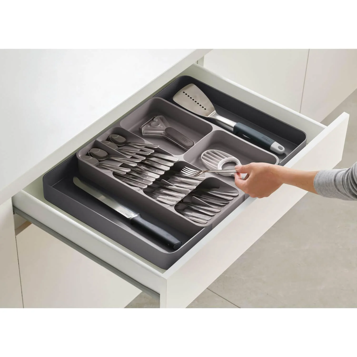 Joseph Joseph DrawerStore Expanding Cutlery Tray - Grey - Image 10