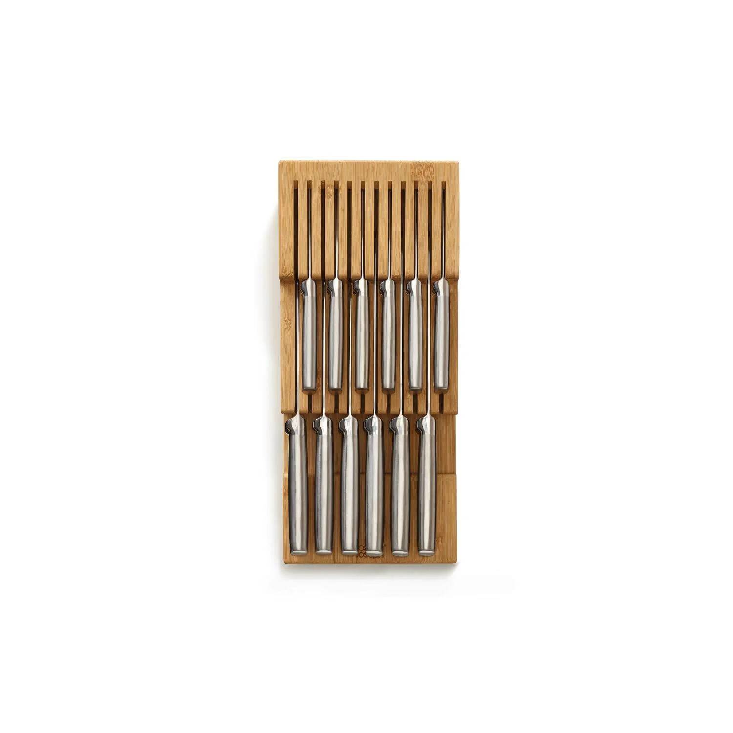 Joseph Joseph DrawerStore Large Bamboo 2-Tier Knife Organiser - Image 3