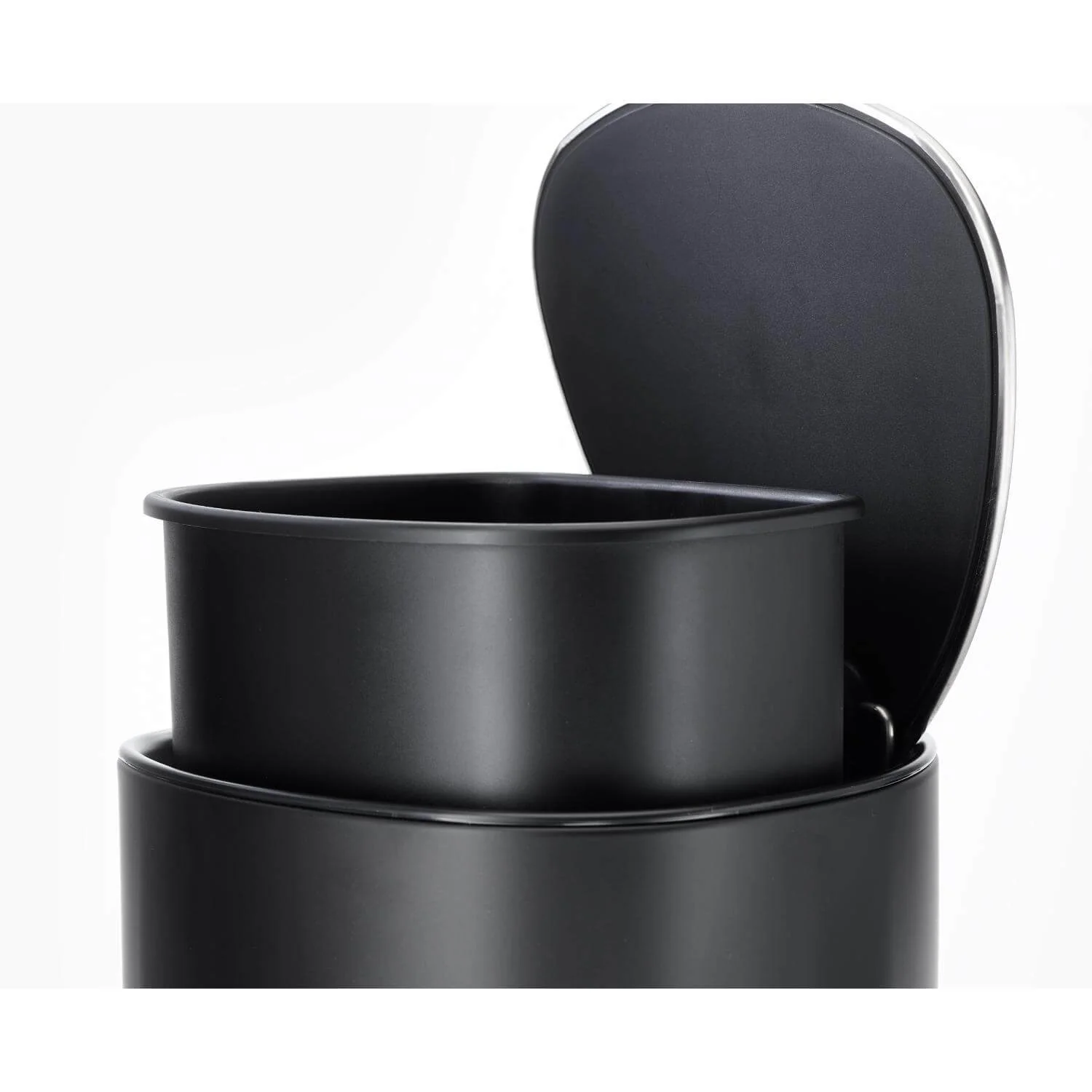 Joseph Joseph EasyStore 5-Litre Pedal Bin - Matt Black - Image 4