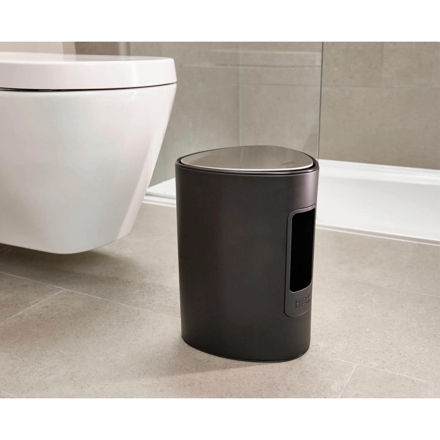 Joseph Joseph EasyStore 5-Litre Pedal Bin - Matt Black - Image 8