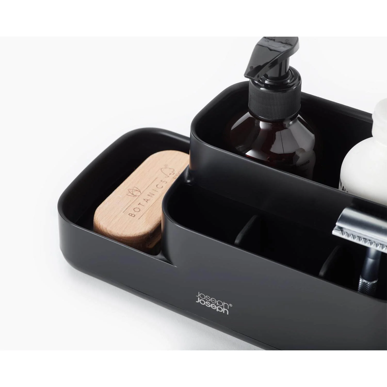 Joseph Joseph EasyStore Bathroom Caddy - Matt Black - Image 3