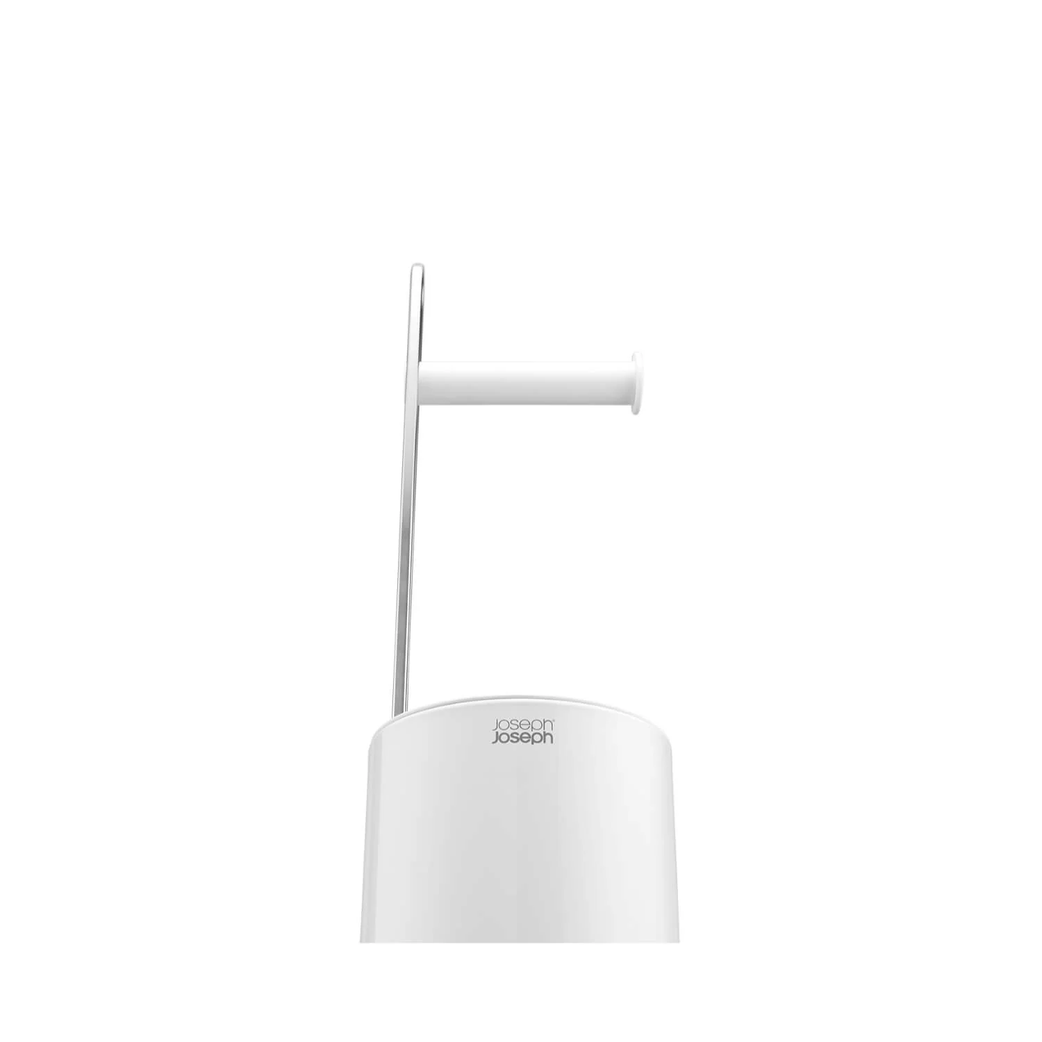 Joseph Joseph EasyStore™ Concealed Toilet Roll Holder - Gloss White - Image 5